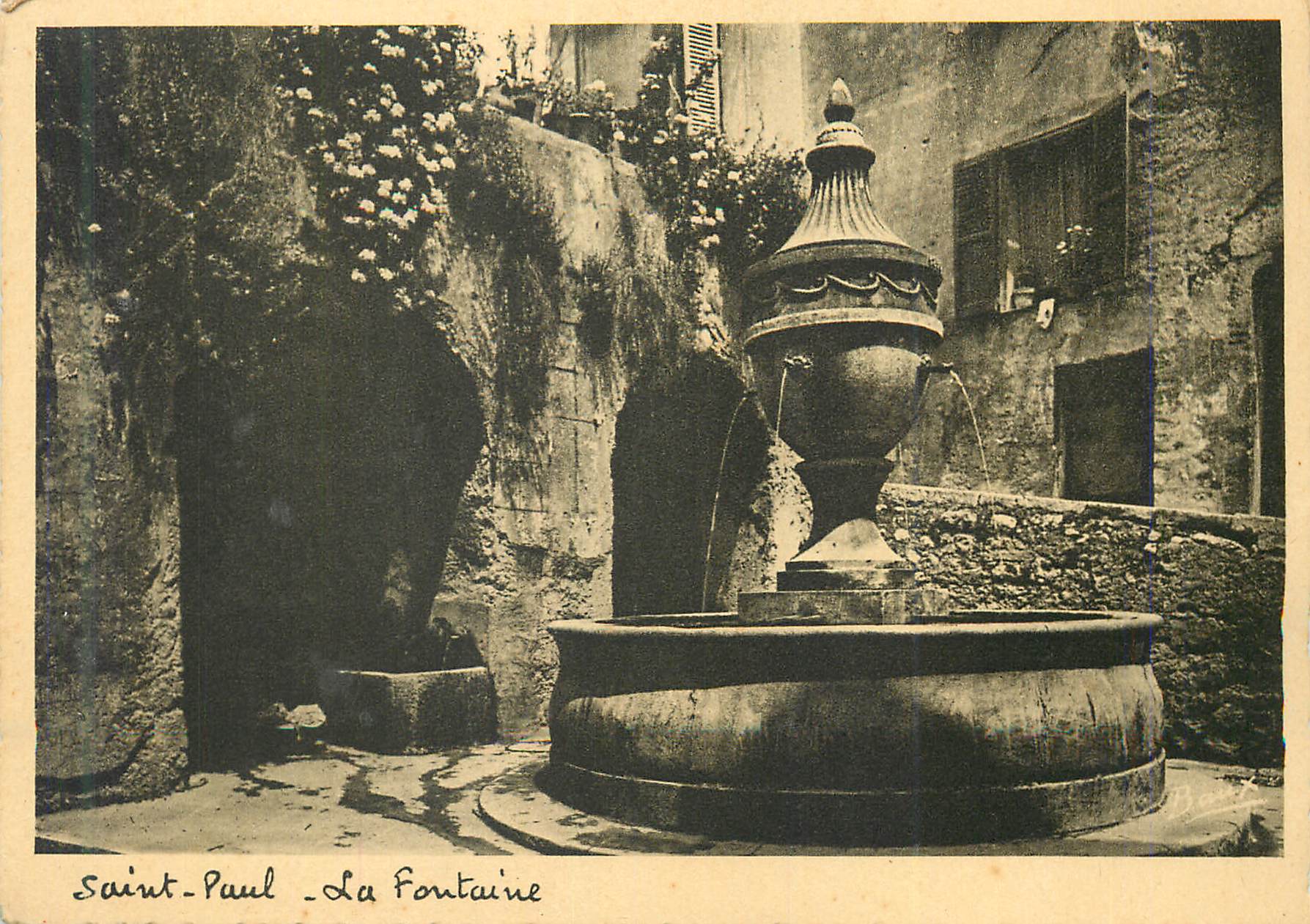 CPM Saint Paul La Fontaine La Cote d'Azur