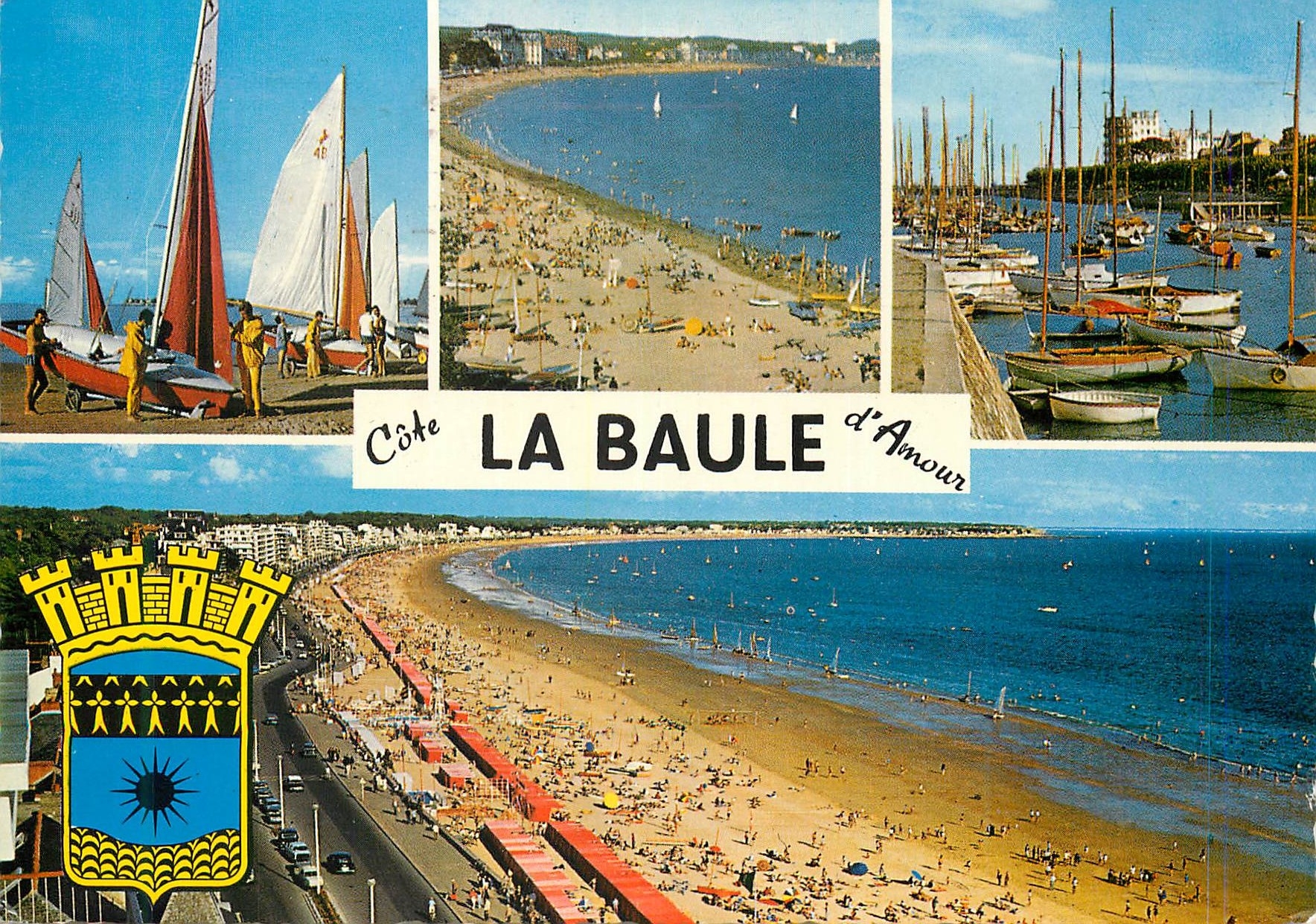 CPM La Baule Cote d'Amour Bateaux