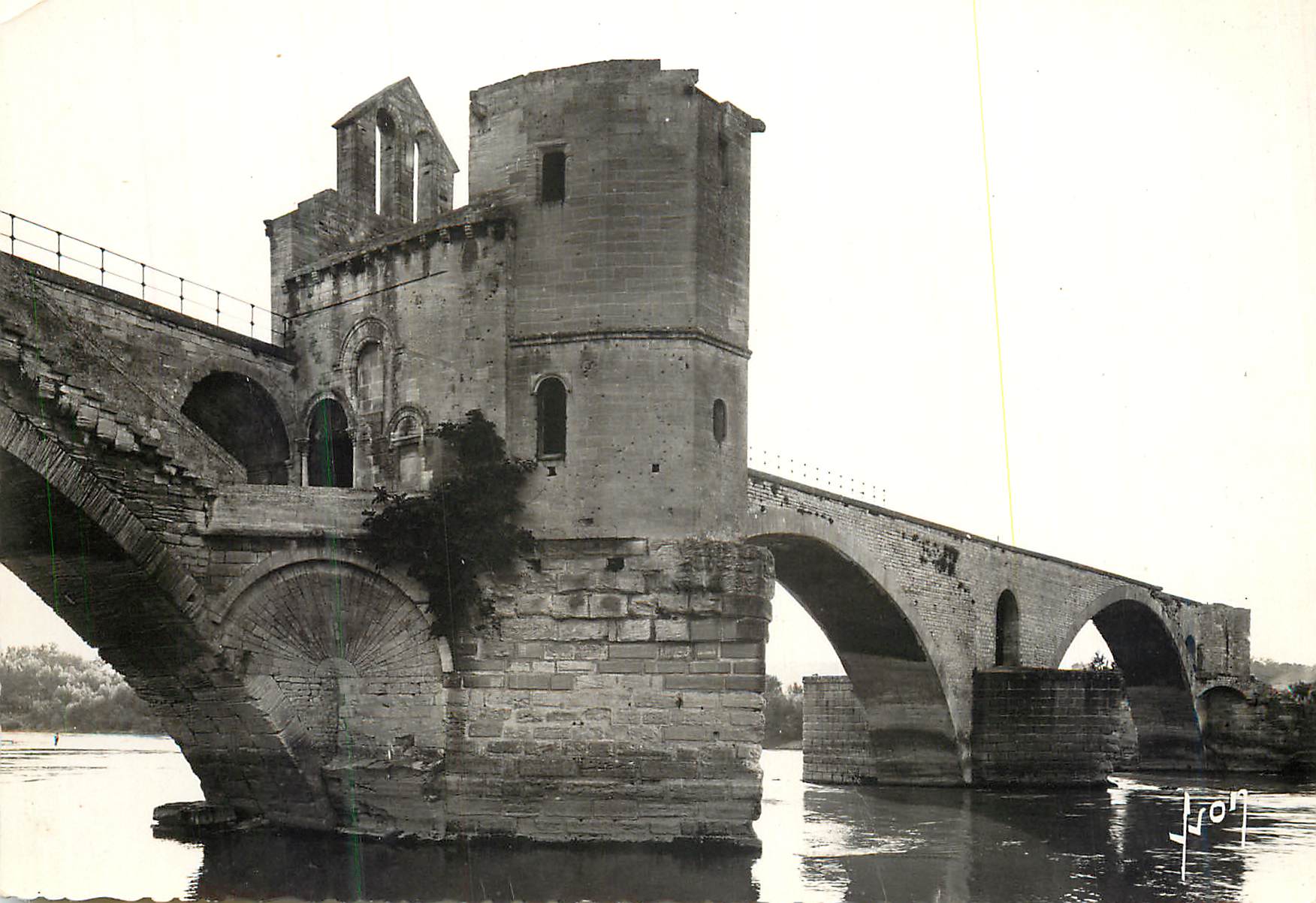 CPM Avignon (Vaucluse) Le Rhone et le Pont St Benezet