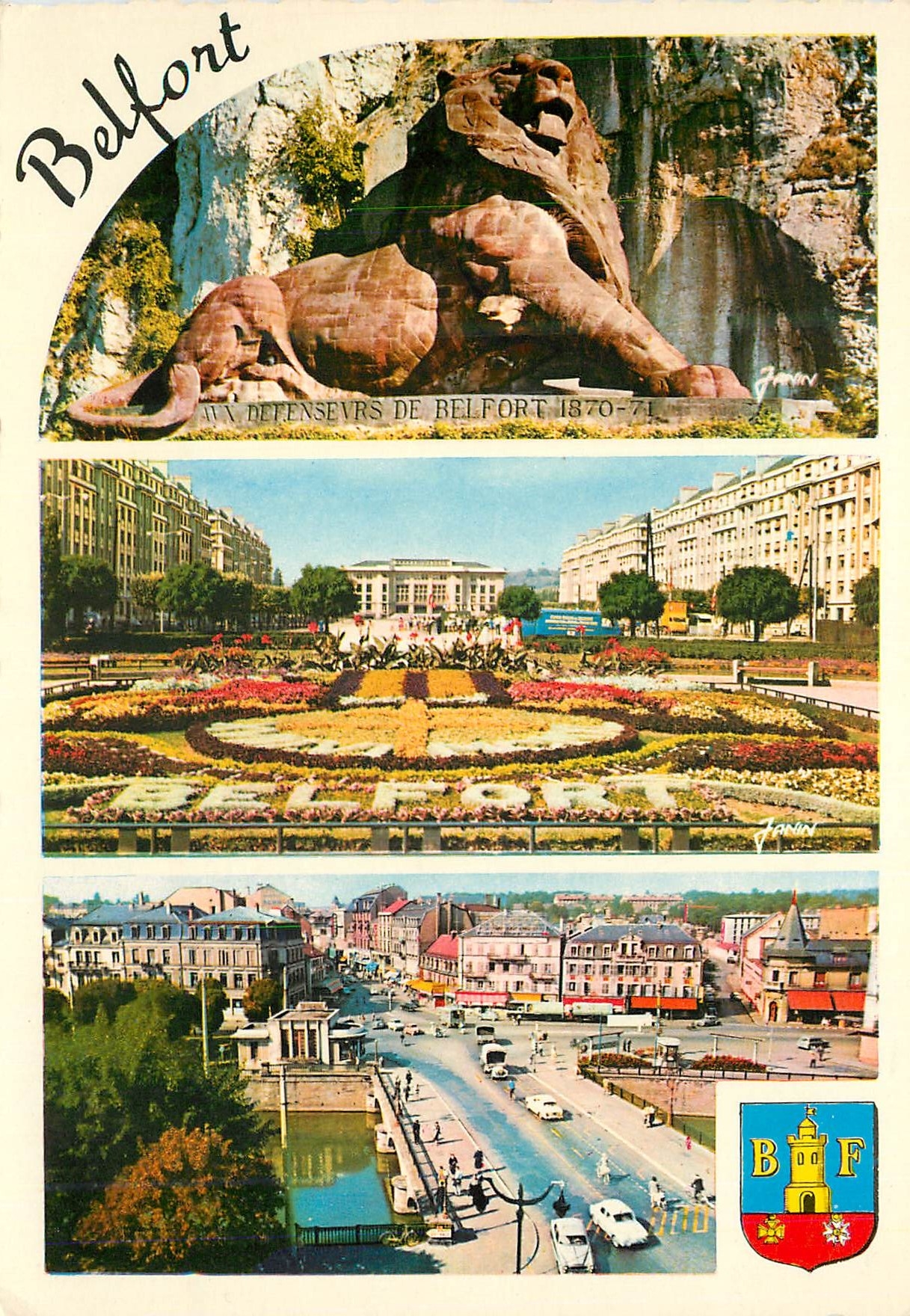 CPM Belfort (Territoire) Le Lion (Oeuvre de Bartholdi) L'Espalanade La Place Corbis
