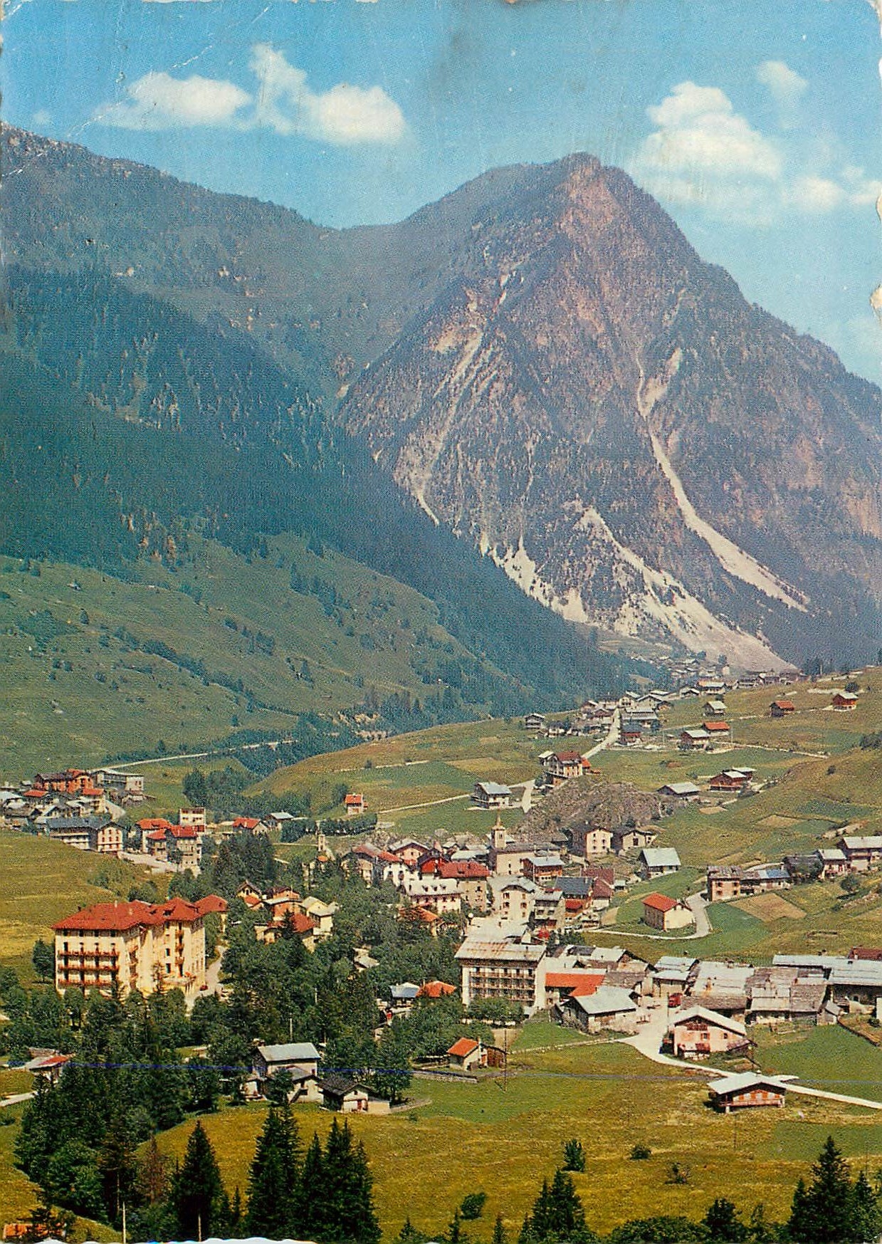 Pralognan-la-Vanoise — Vue générale et la Pointe de Villeneuve — Éditions Jansol, Chambéry