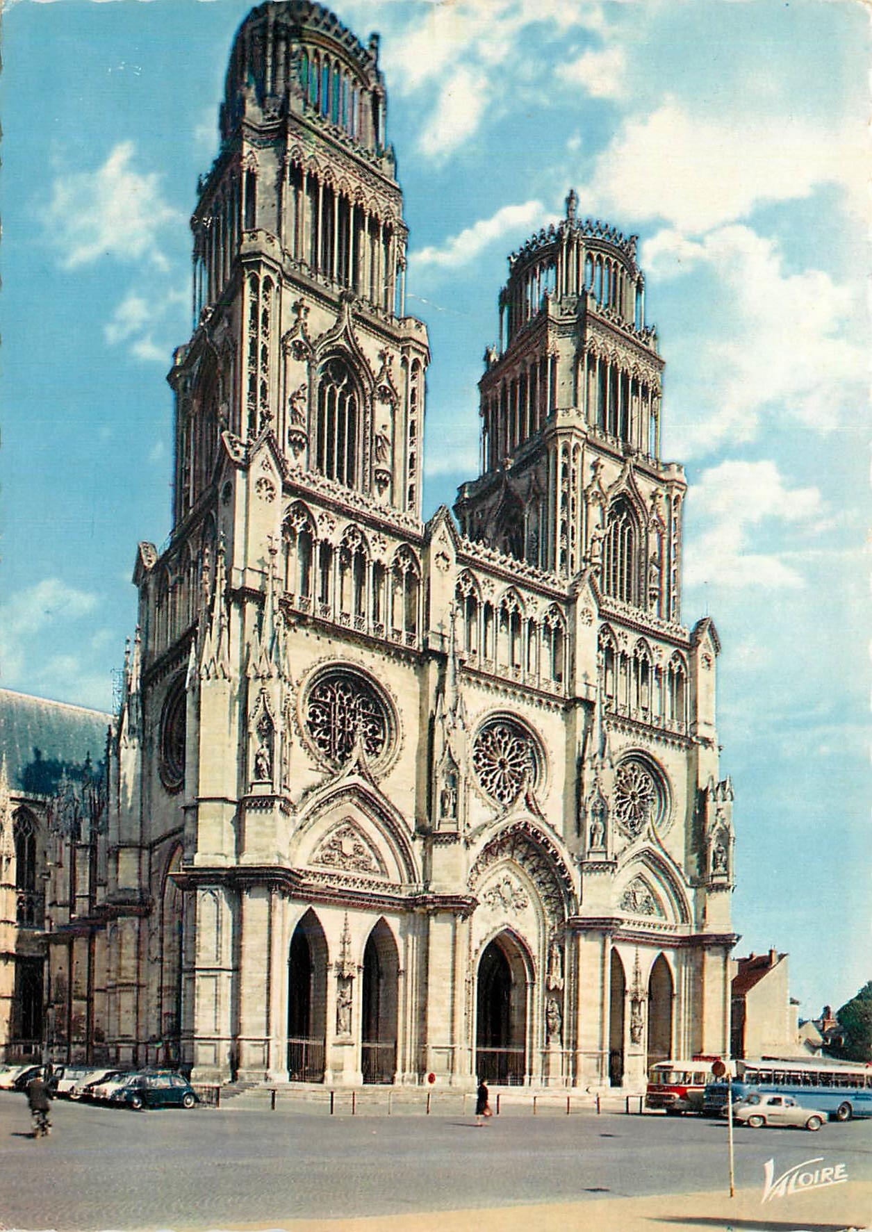 CPM Orleans (Loriet) Les Merveilles du Val de Loir La Cathedrale Sainte Croix (XIIIe XVIe Siecle)