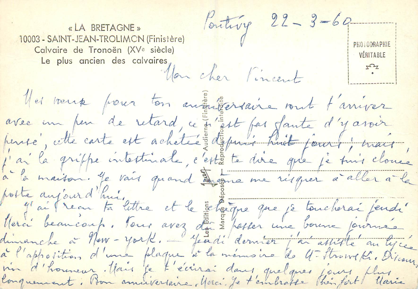 Calvaire de Tronoën — XVᵉ siècle — Audierne (Finistère) — Rückseite