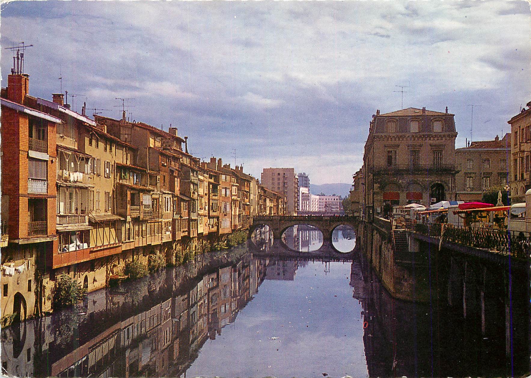 CPM Castres L'Agout le Venise Castrais avec ses Vieilles Maisons