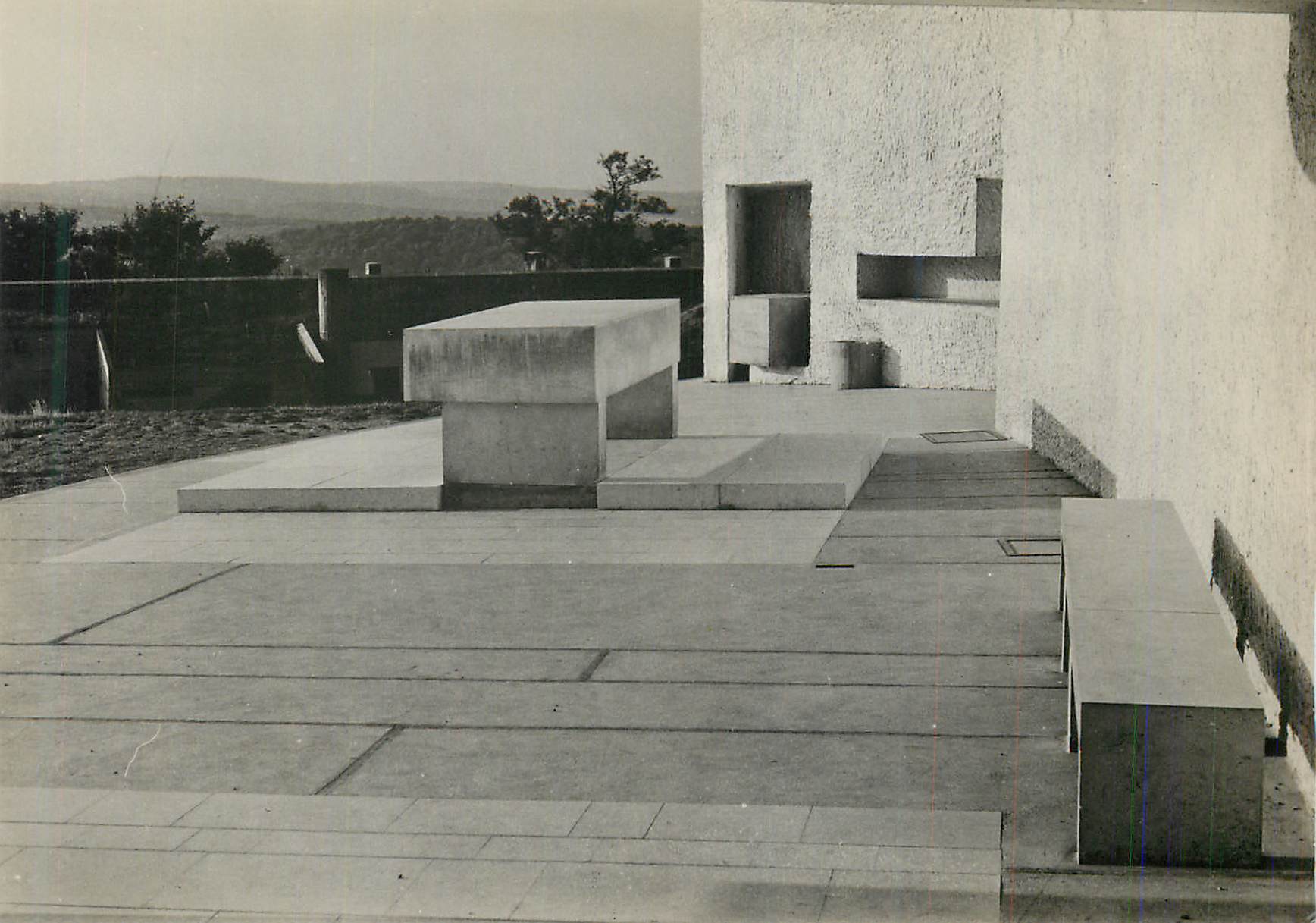 CPM Chapelle de Notre Dame du Haut Ronchamp Architecte le Corbusier