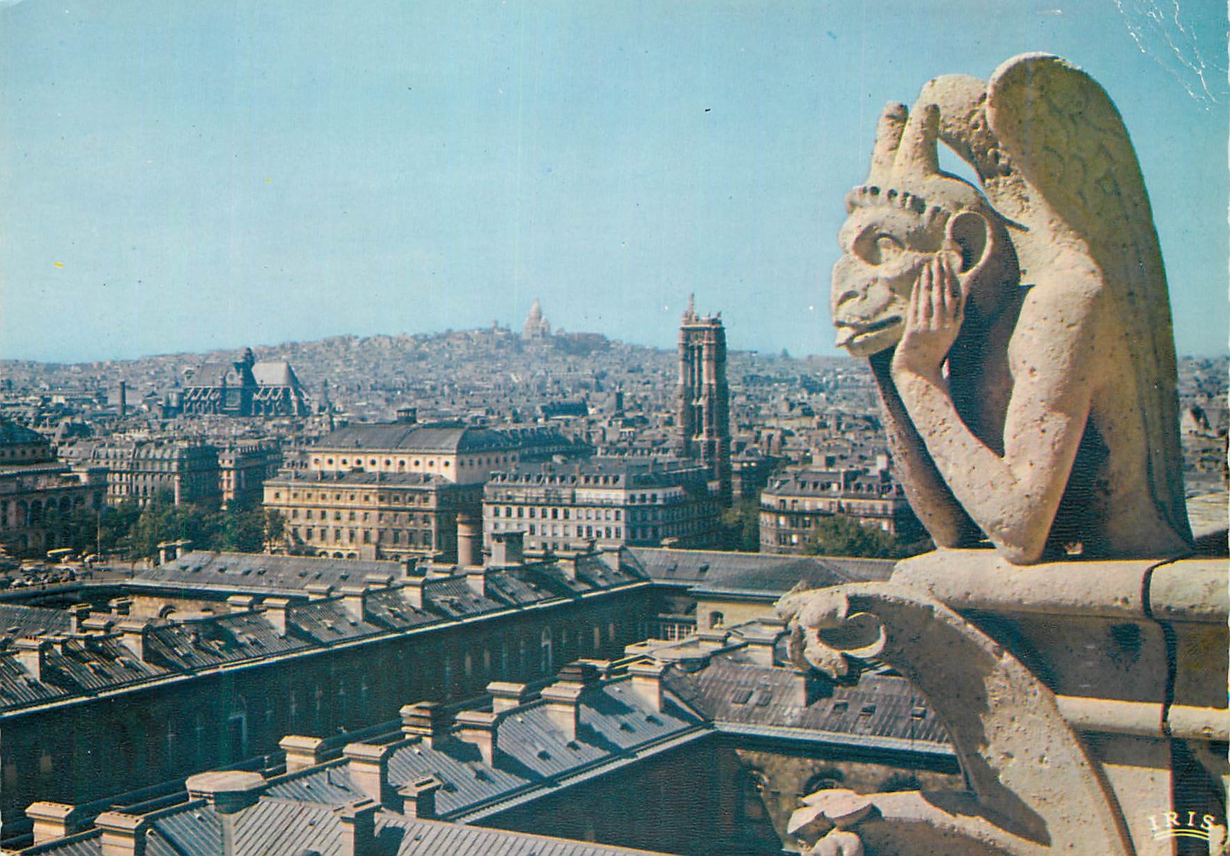 CPM Paris Notre Dame Le Penseur
