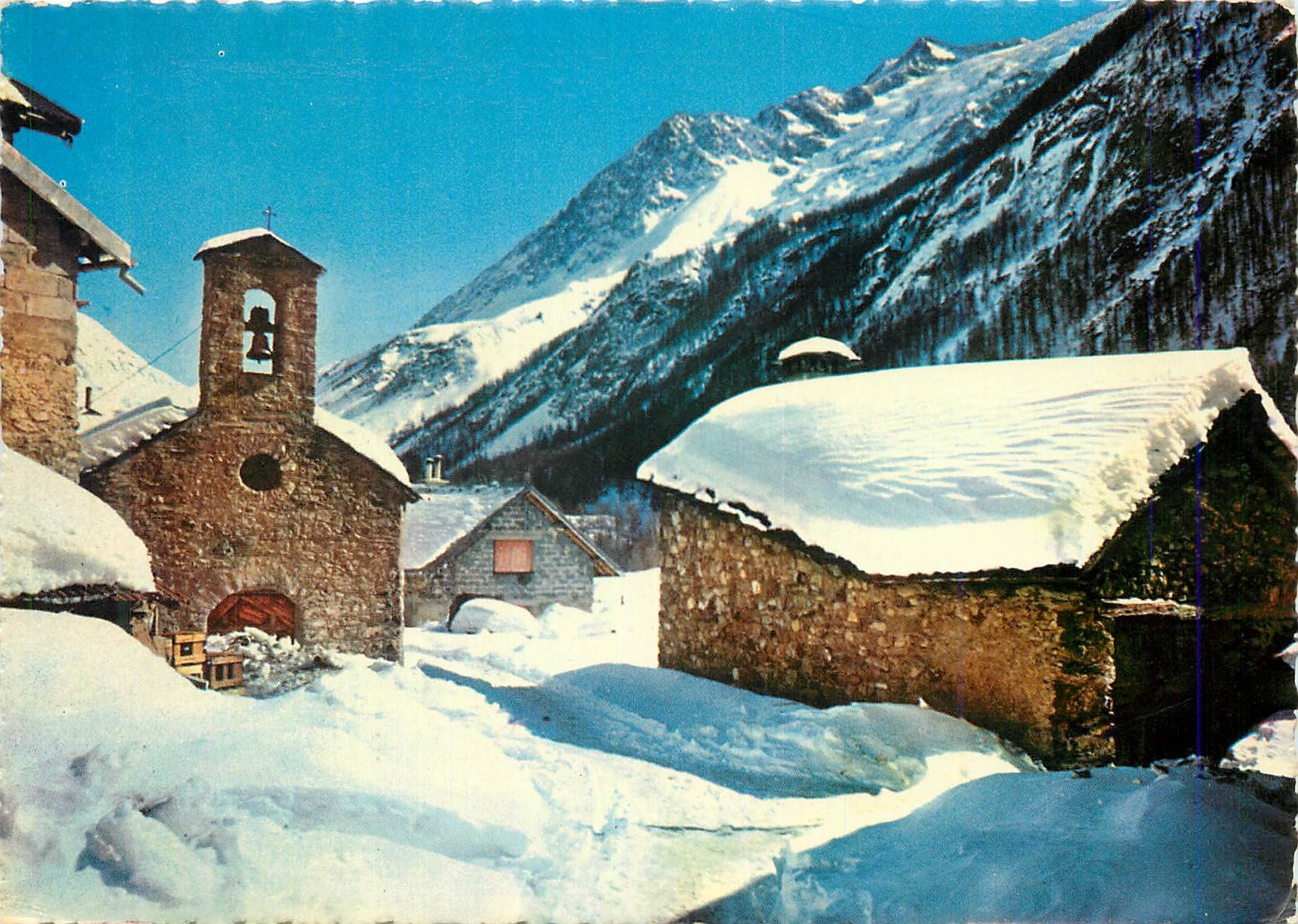 La Chapelle des Fréaux — à la Grave, sous la neige — Éditions J. CellaRD