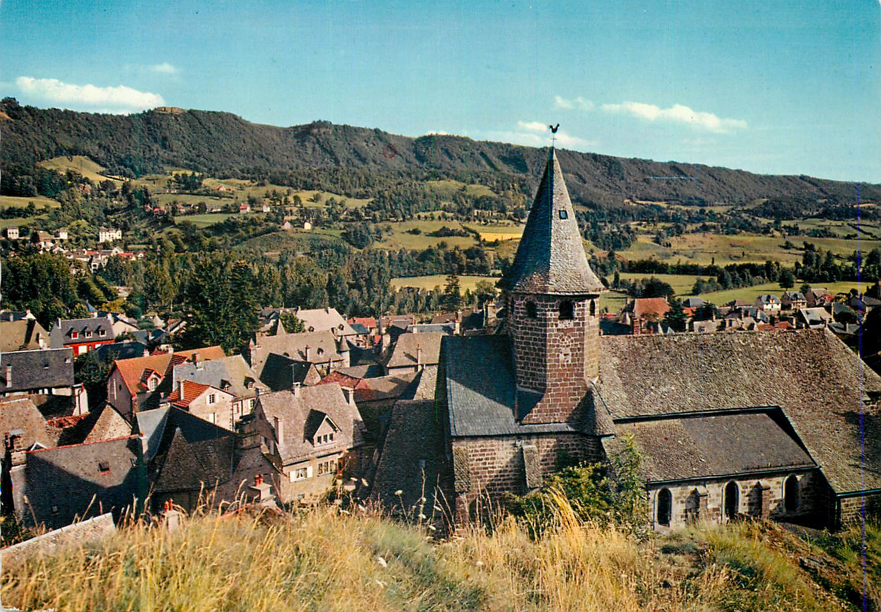 CPM Au Pays Vert Vic sur Cere (Cantal) Station Thermale et Climatique Le Vieux Vic