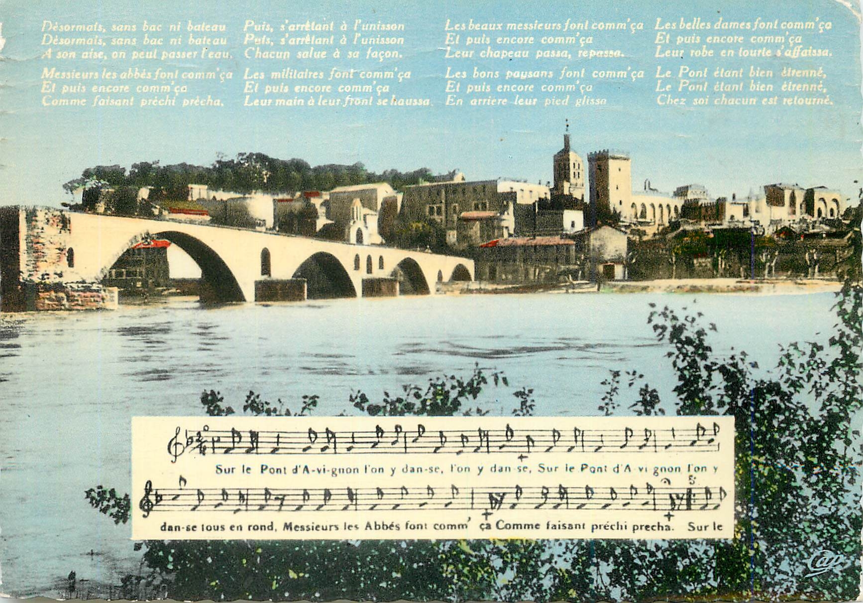 CPA Avignon Le Pont St Benezet