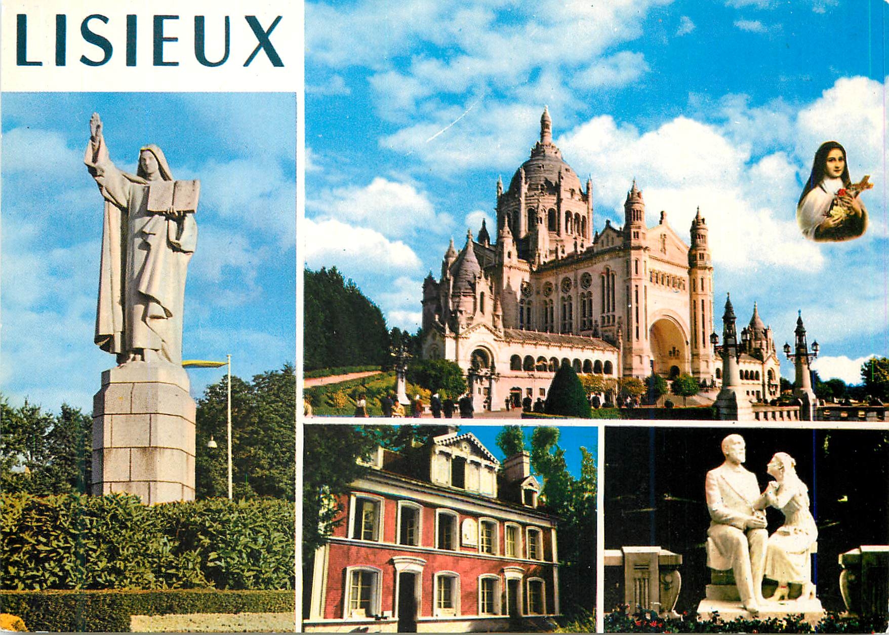 Lisieux — Statuen und Basilika — Verlag SCINTEX, Nr. 1002