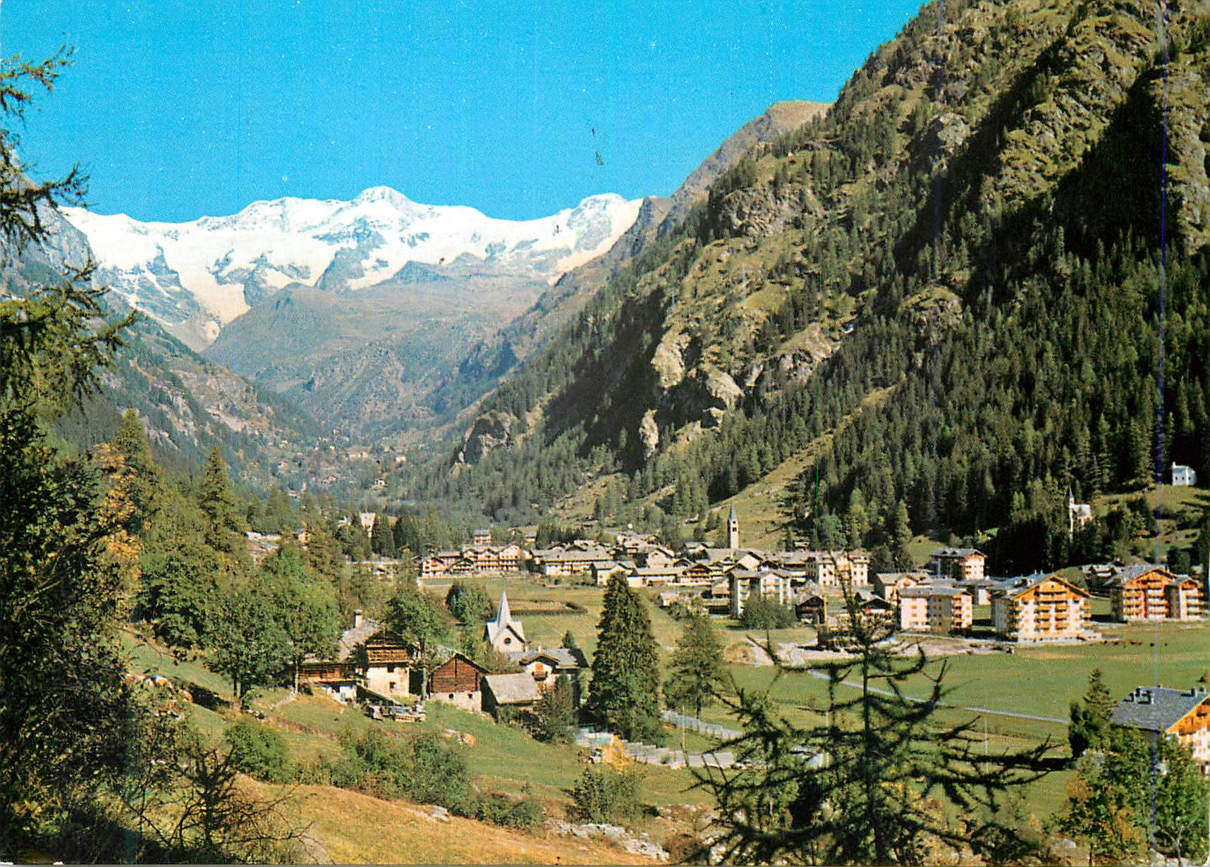 CPM Gressoney St Jean m 1385 (Valle d'Aosta) Panorama