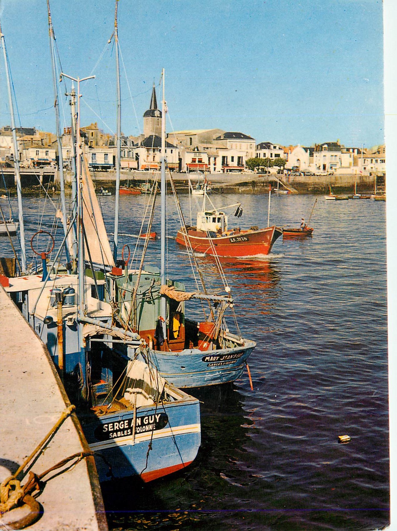 Les Sables d'Olonne — Port et la Chaume — Monachrome, rép. interdite, n°29