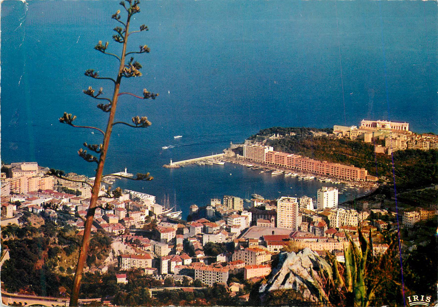 Vue générale de la Turbie — Principauté de Monaco — édit. IRIS