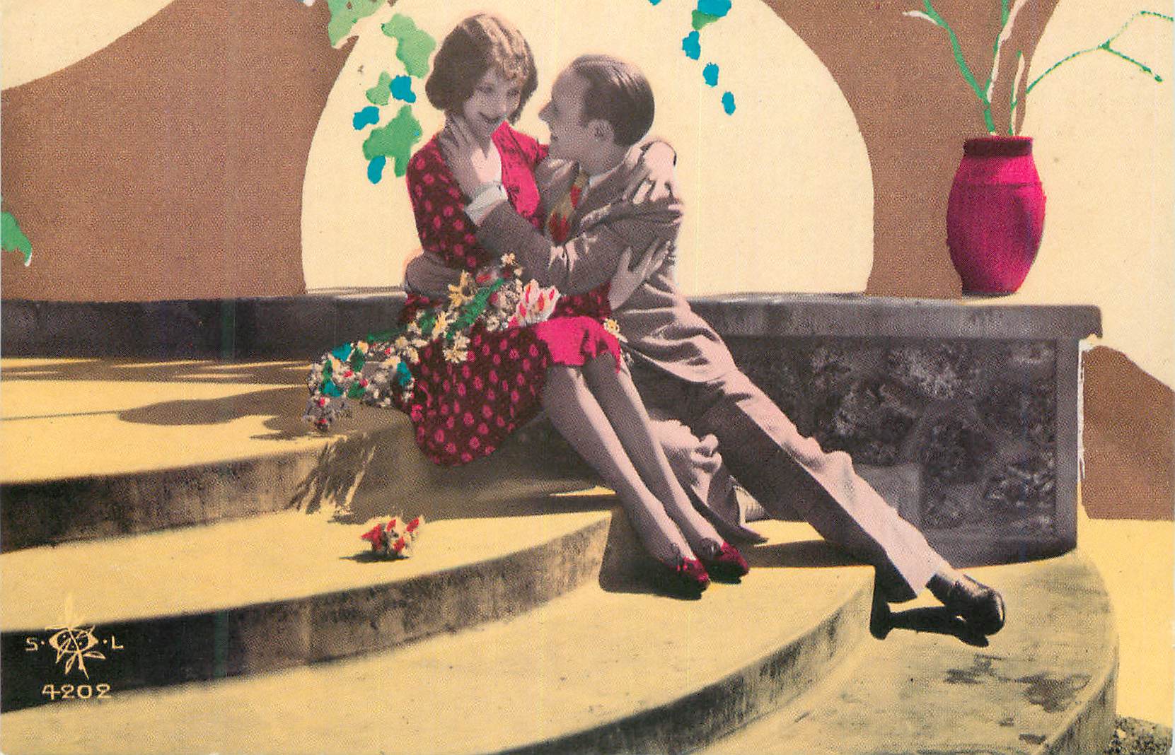 CPM Vive L'Amour (our Saint Valentin) Serie Une Annee en Cartes Postales  a Partir des Albums de la Paul Eluard