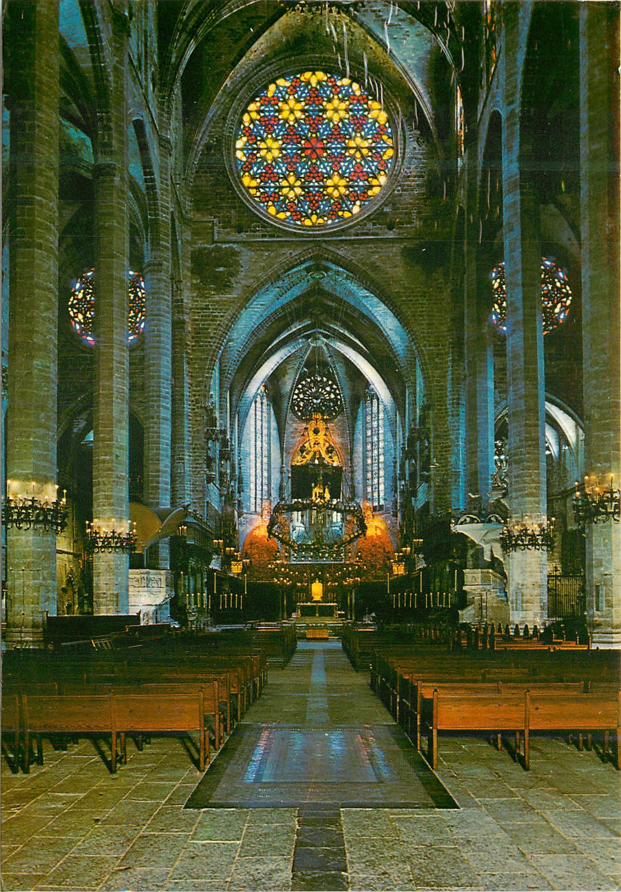 CPM Mallorca (Baleares) Espana Palma Interior de la Catedral (Siglo XIII)