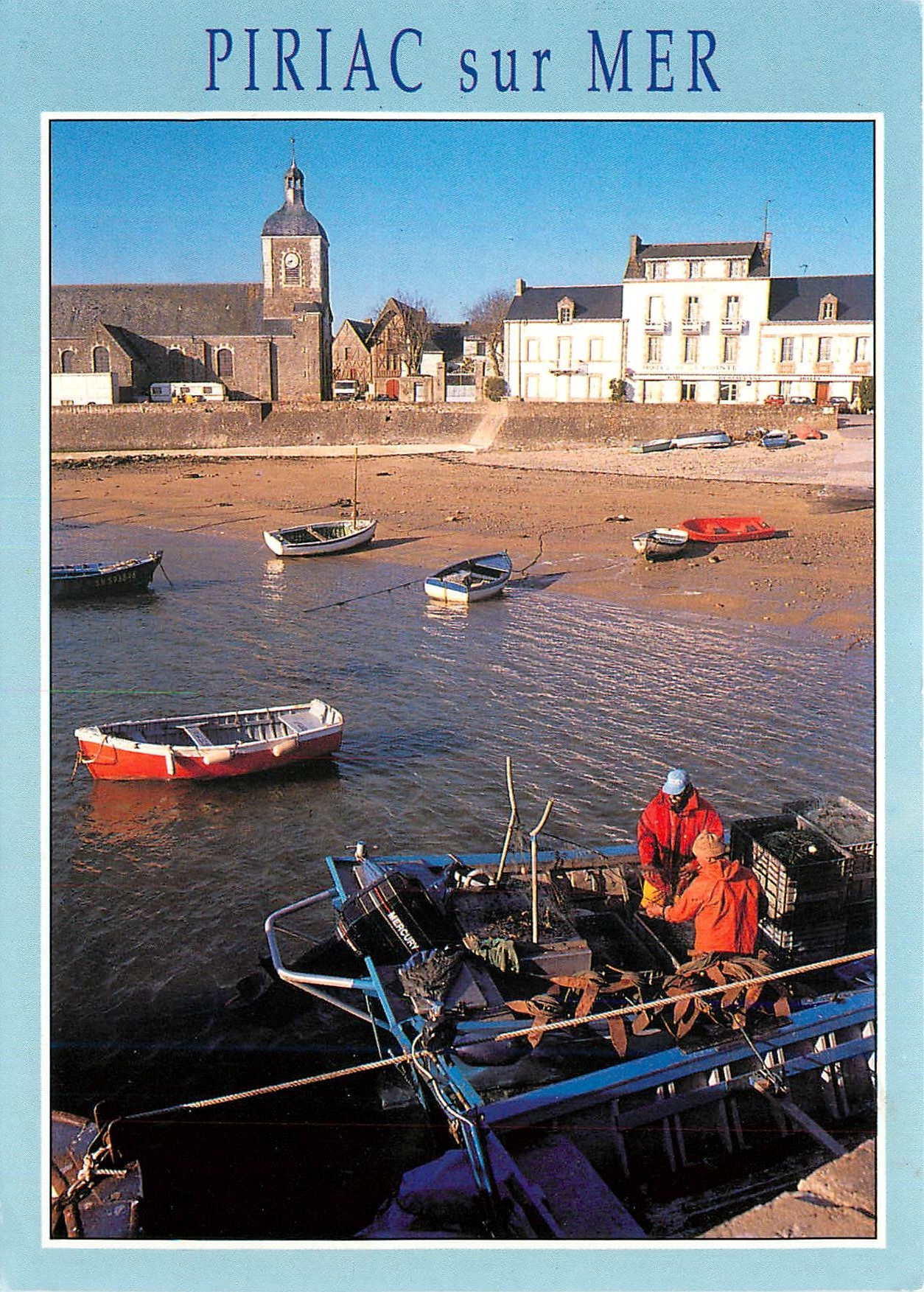 CPM Piriac sur Mer (Loire Atlantique) La Bretagne en Couleur Le Port Peche Bateau