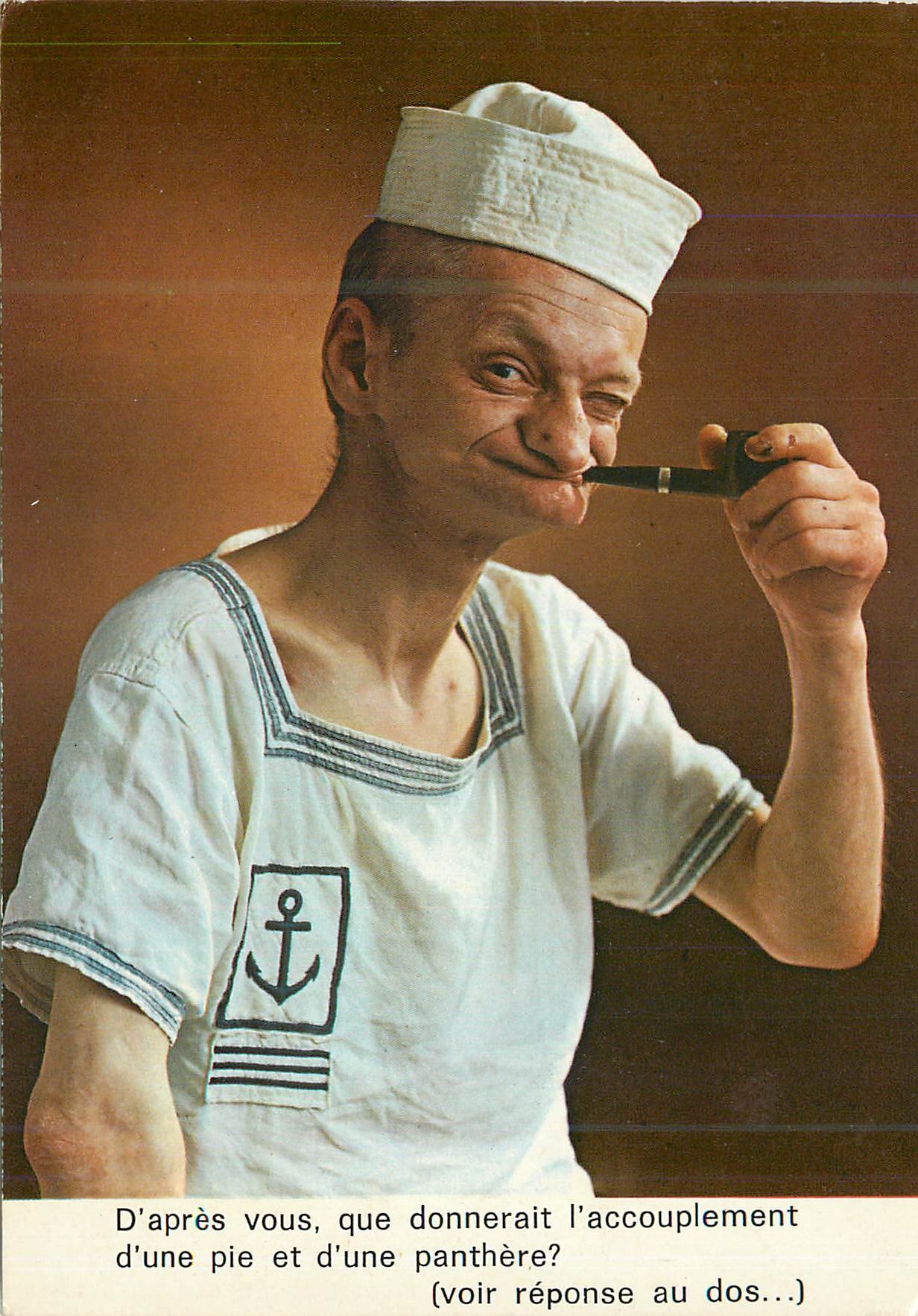 CPM Reponse Une Pipe en terrel Popeye Ancre Marine