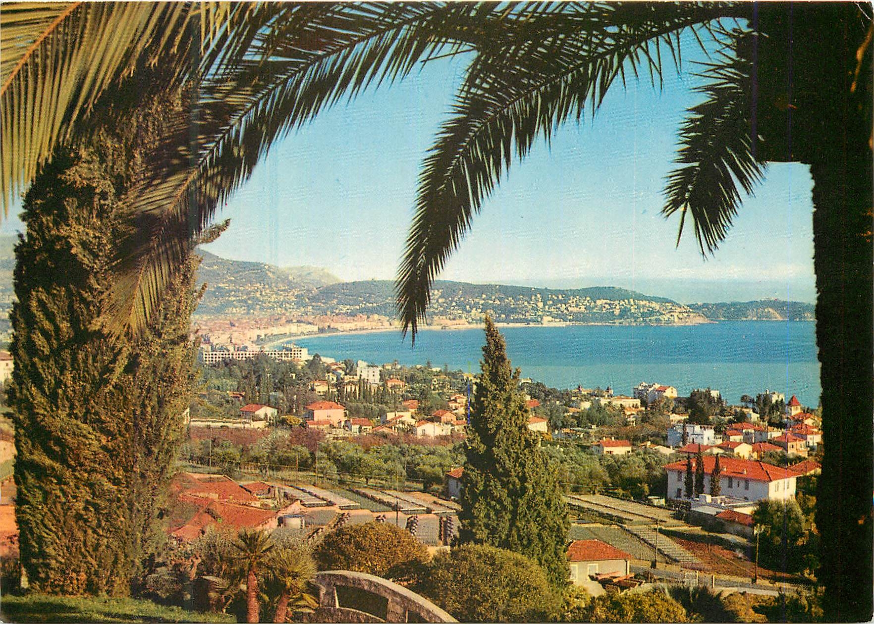 CPM Nice (A M) Les Sites Mervieilleux de la Cote d'Azur Vue Generale de la Baie des Anges