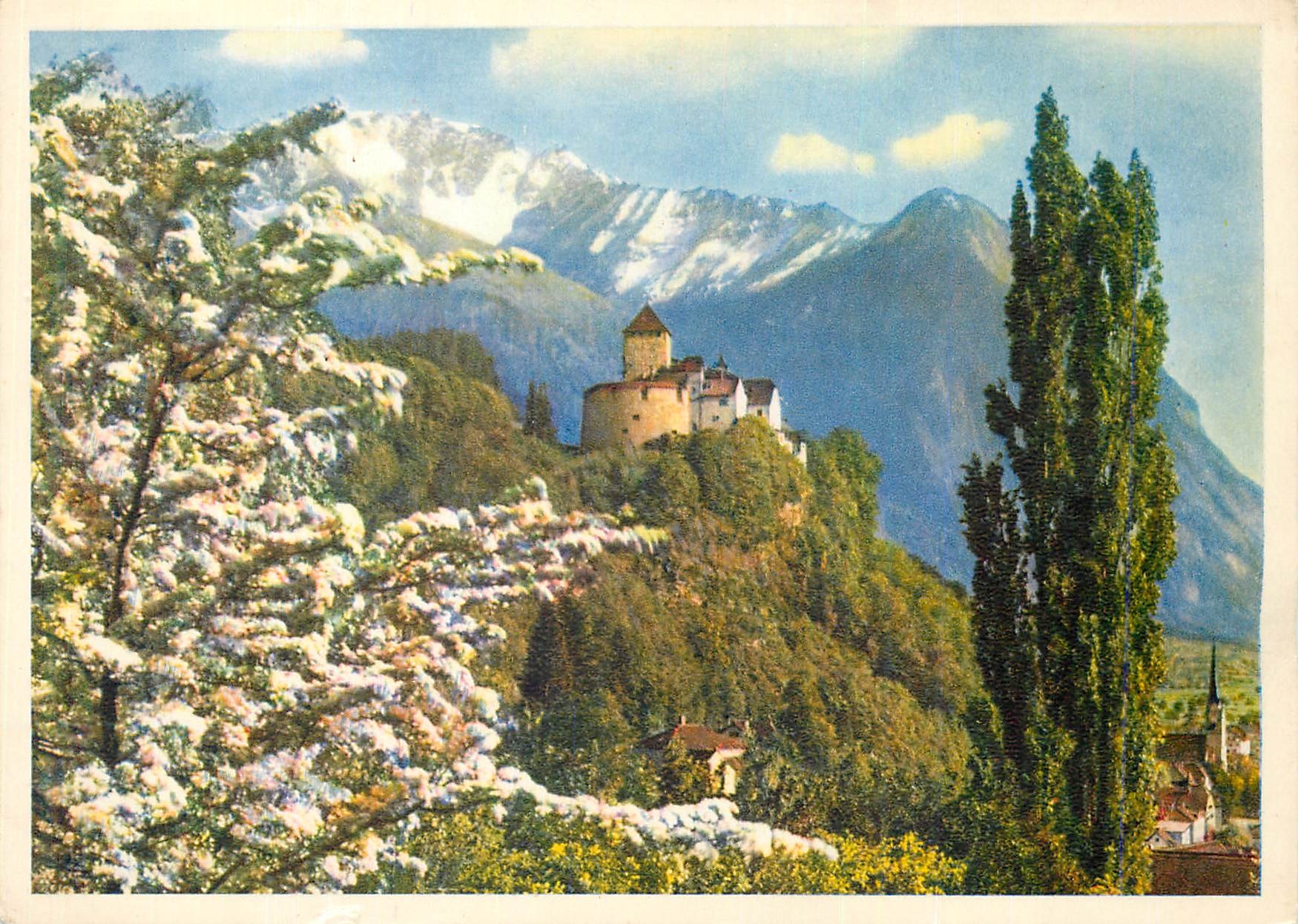CPM Principality of Liechtenstein Castle Vaduz Residence of Ruling Prince Franz Joseph II