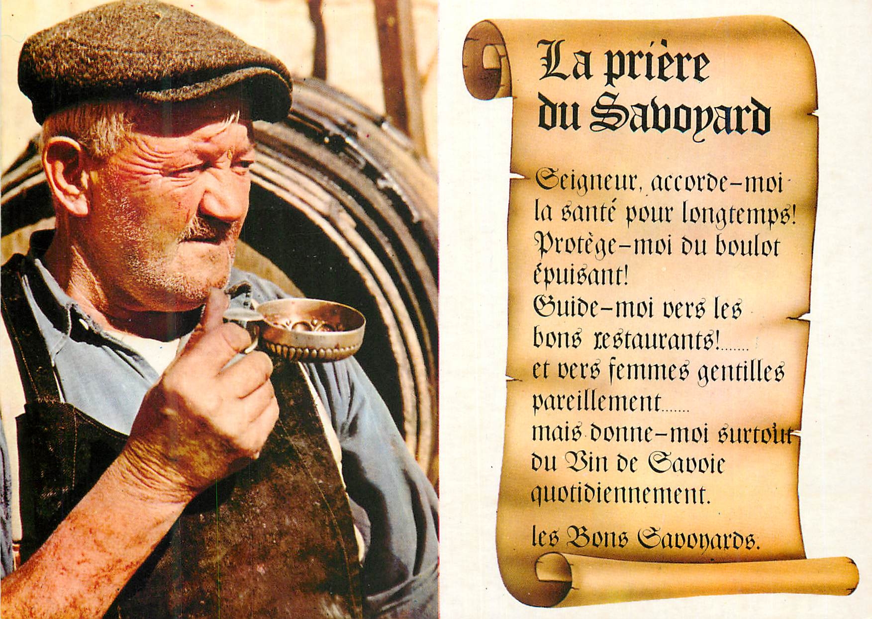 CPM La Priere du Sabovard Savoie Eternelle