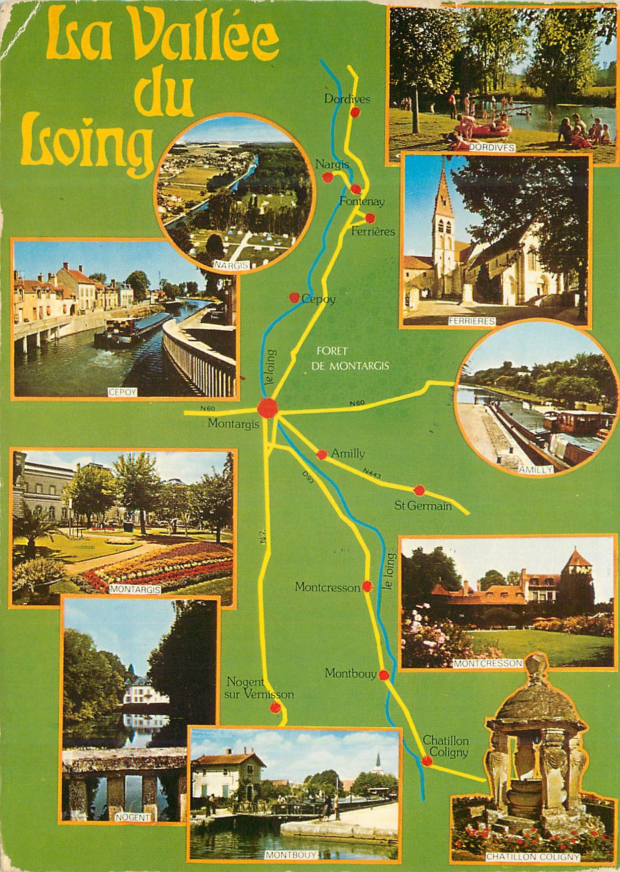 CPM la Vallee du Loing Cepoy Montargis Nogent Montbouy