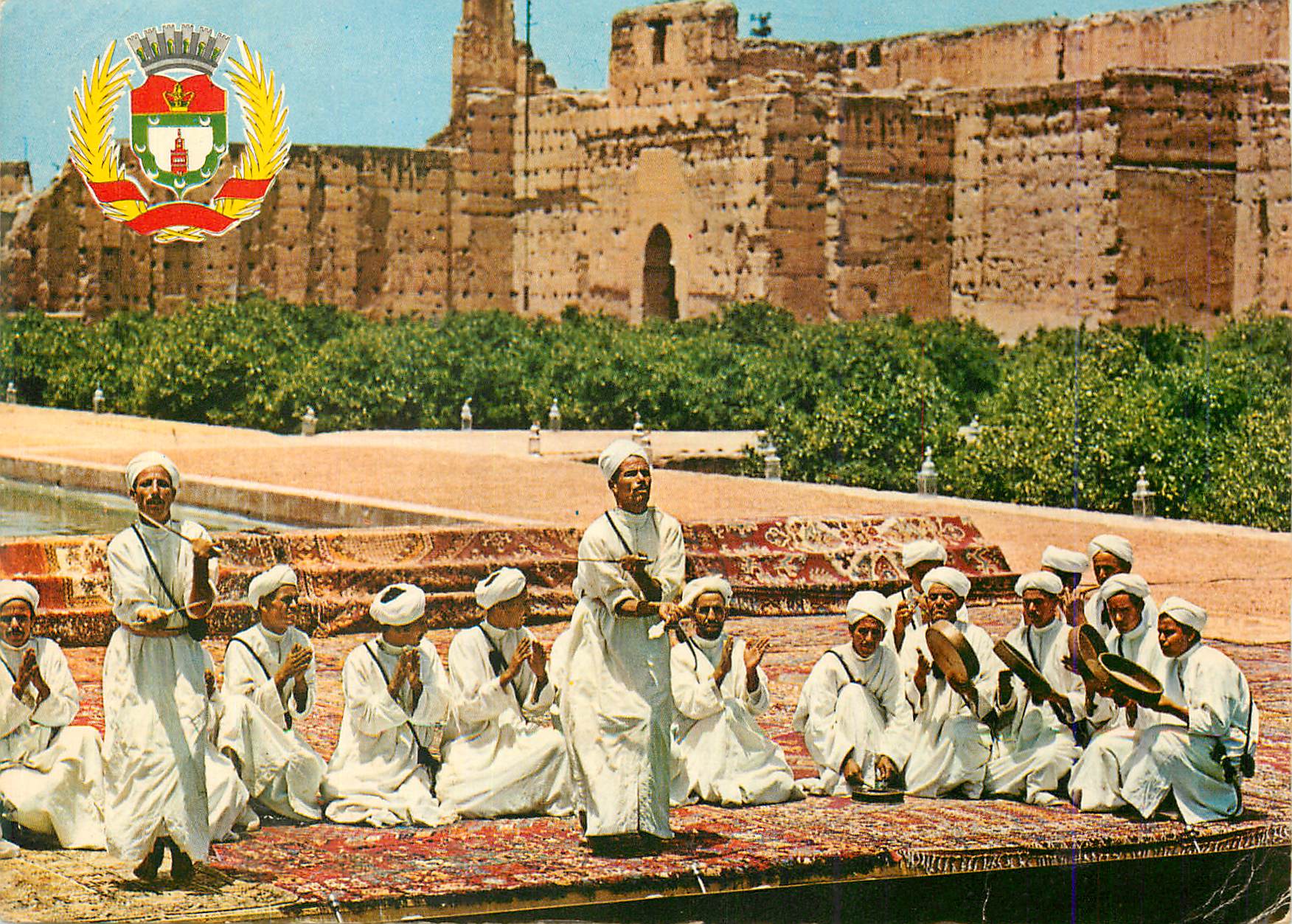 CPM Scene du Folklore de Marrakech