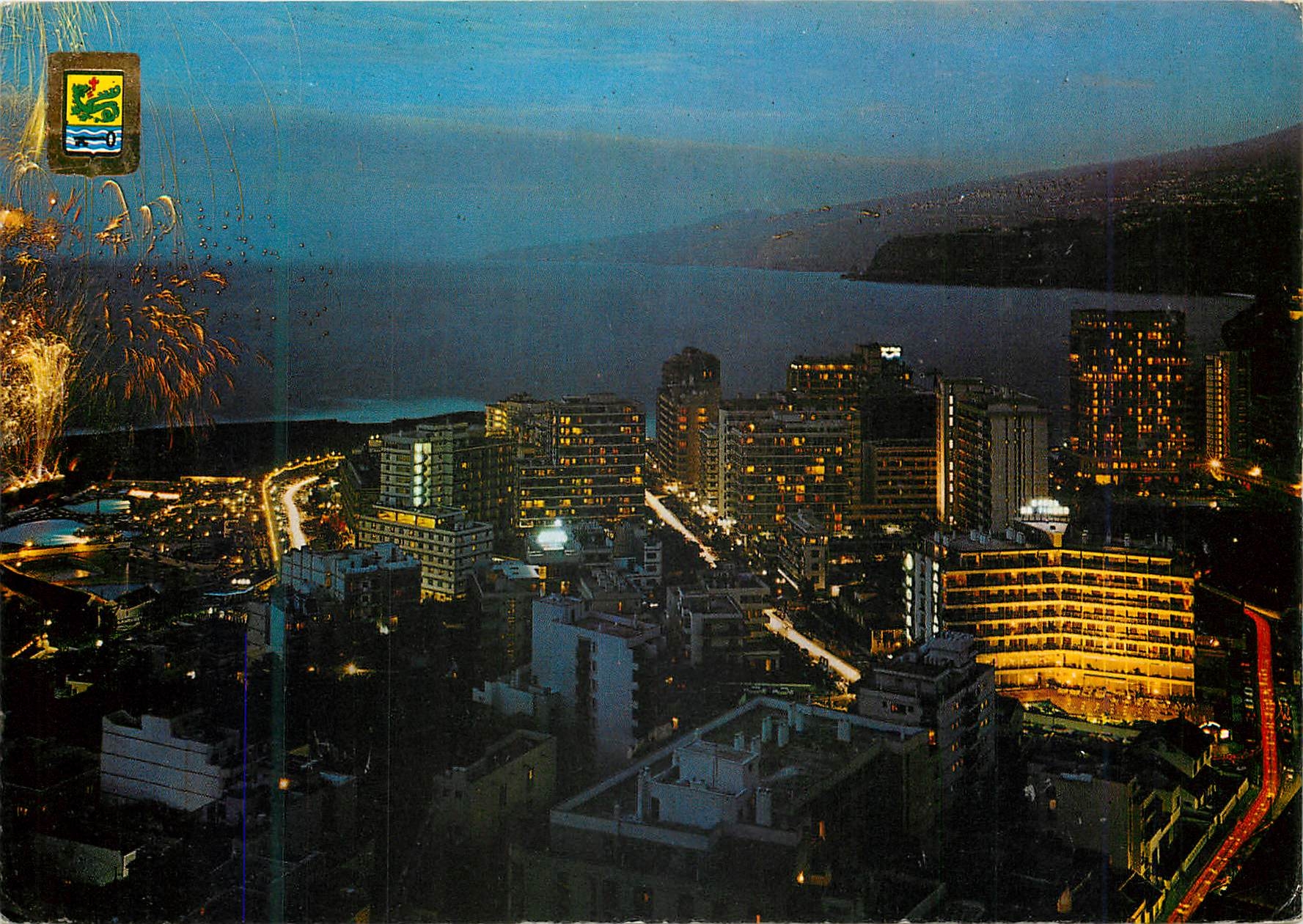 CPM Puerto de la Cruz (Tenerife) Vue Nocturne