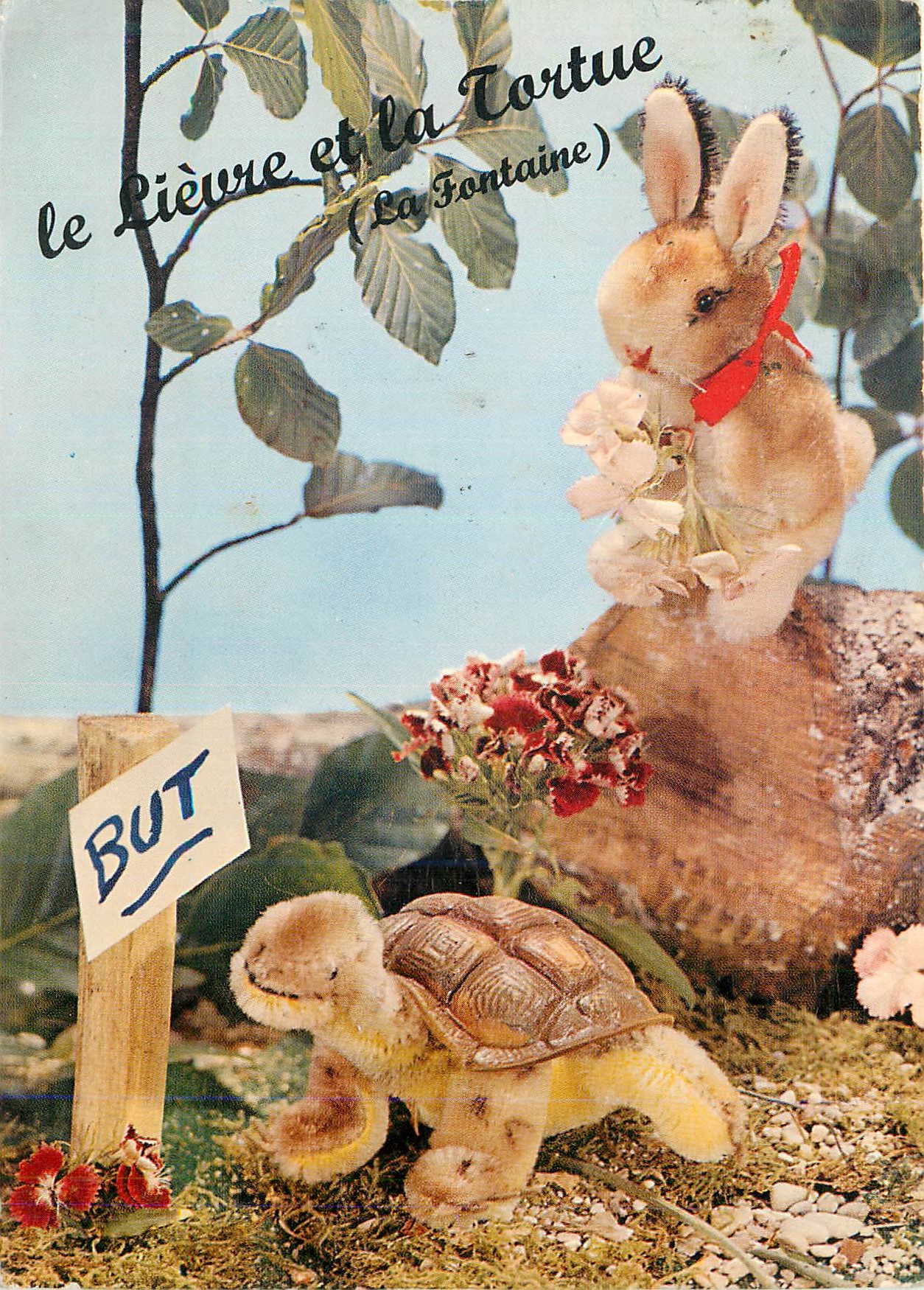 CPM le Lievre et la Tortue la  (Fontaine)