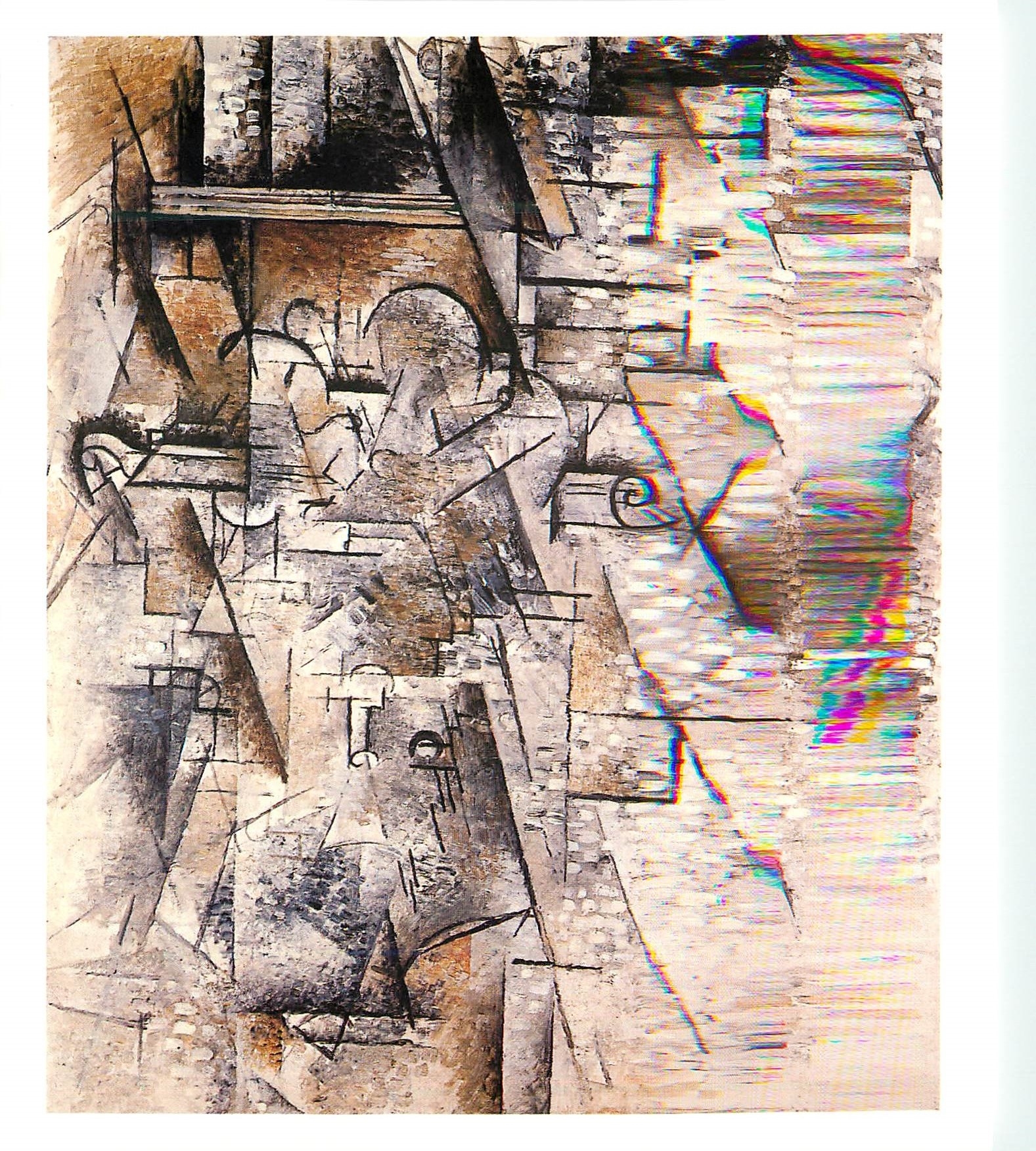 CPM Paris Musee National d'Art Moderne Centre Georges Pompidou Georges Braque 1882 1963 nature au Violon 1911 