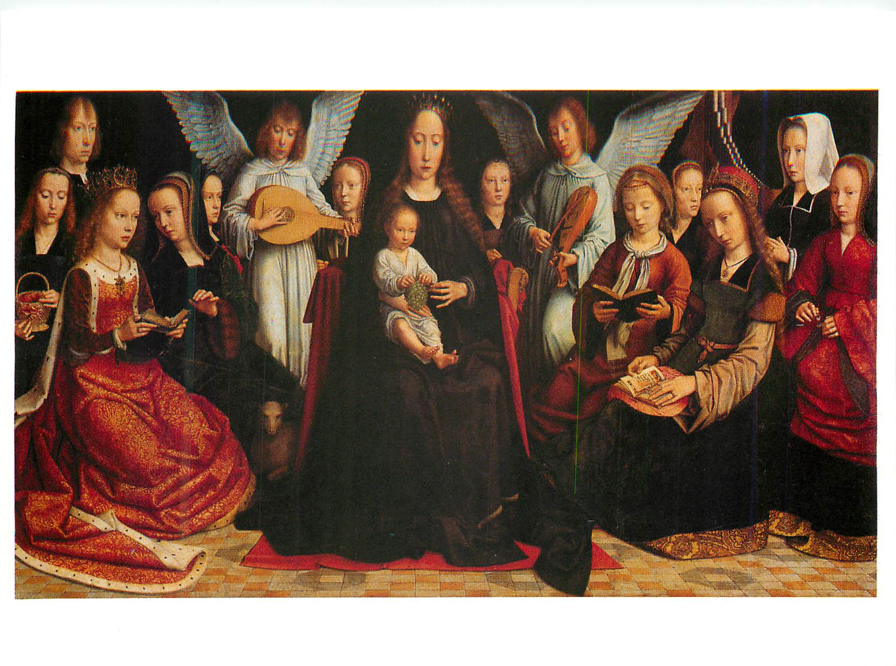 CPM Gerard 1460 1523 La Vierge Huile sur Bois 120 x 213