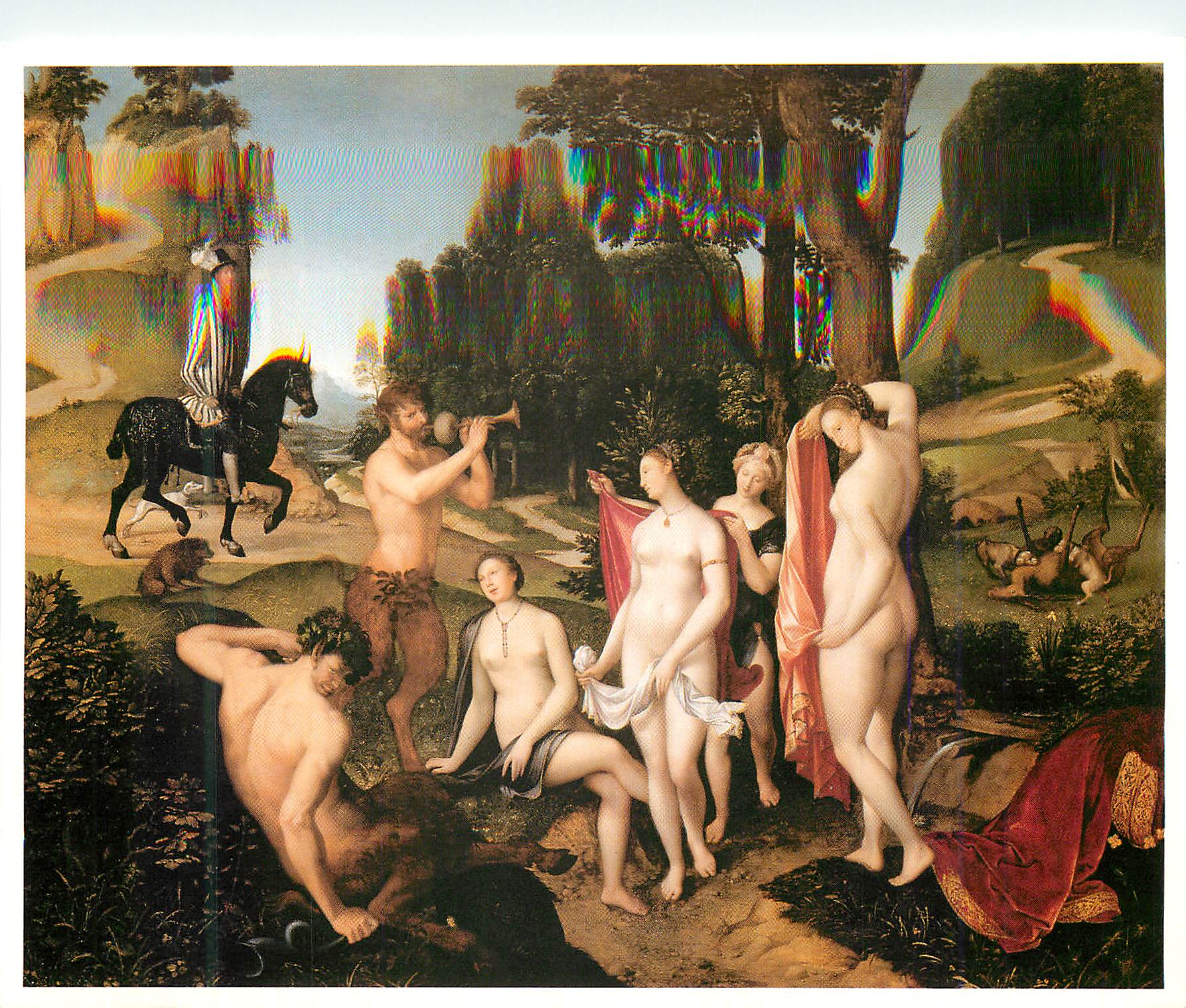 CPM le Bain de Diane Huile sur Bois Francois Clouet 1510 1572 