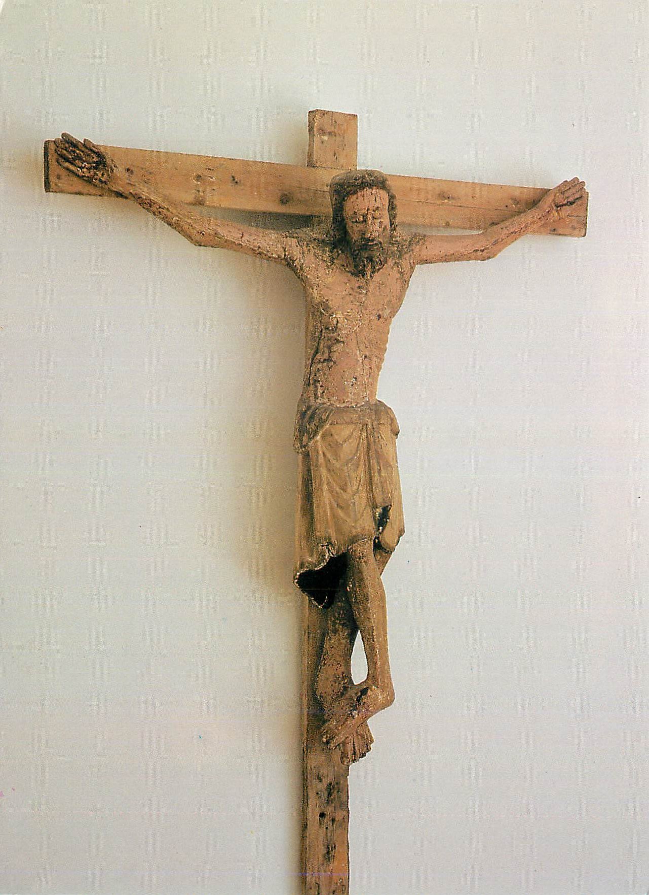 CPM Chapelle Saint Bernard Christ Romain du XIIe siecle 