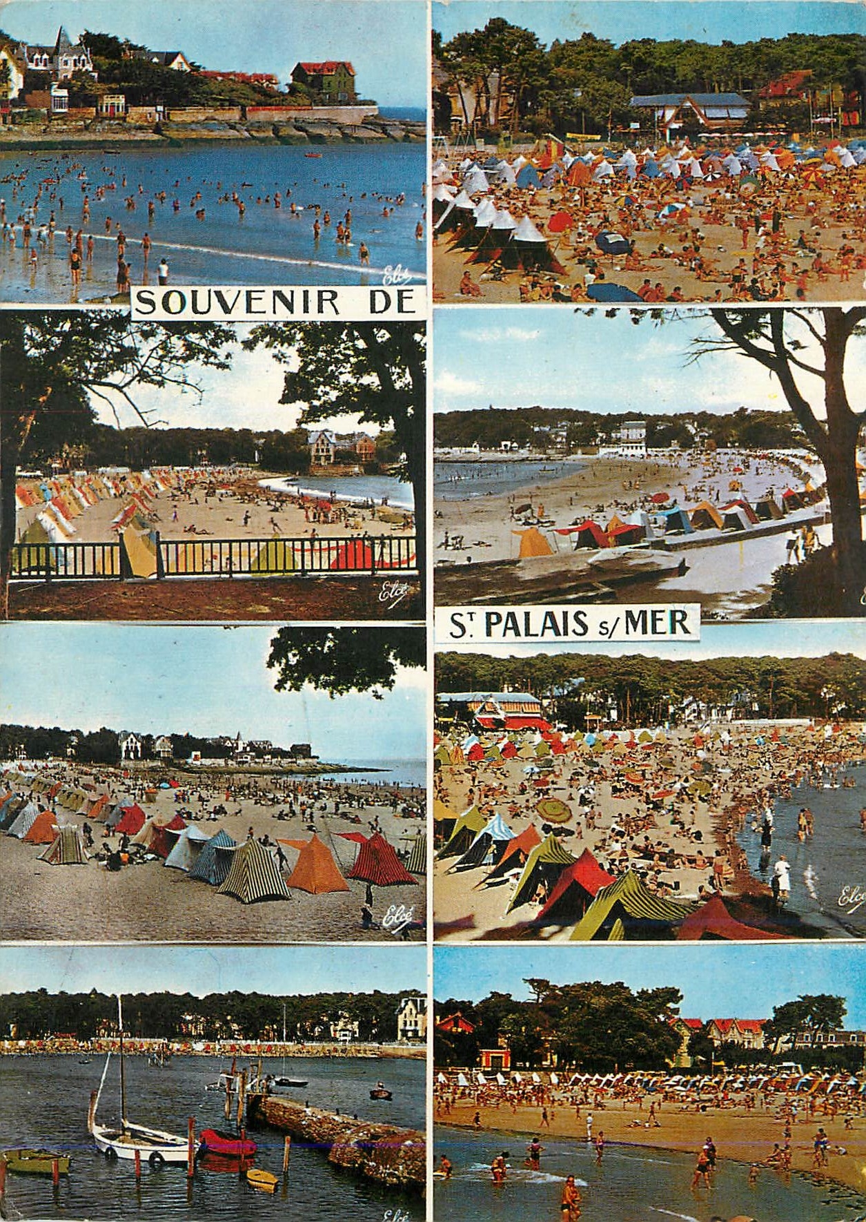 Saint-Palais-sur-Mer — Souvenir de plage et jetée — Éditeur Élégie
