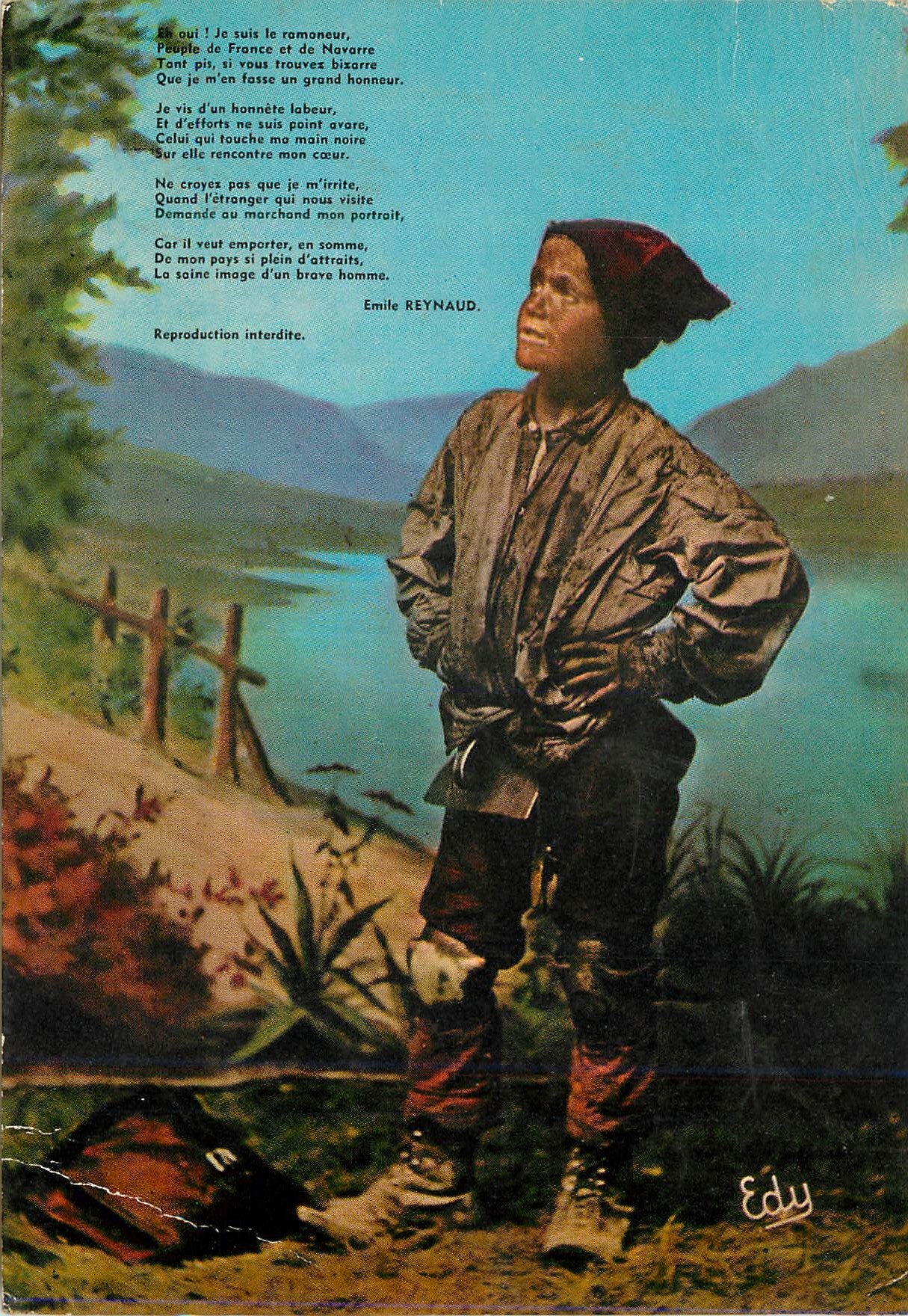 CPM Images de Chez nous Le Petit Ramoneur (Sujet Authentique)