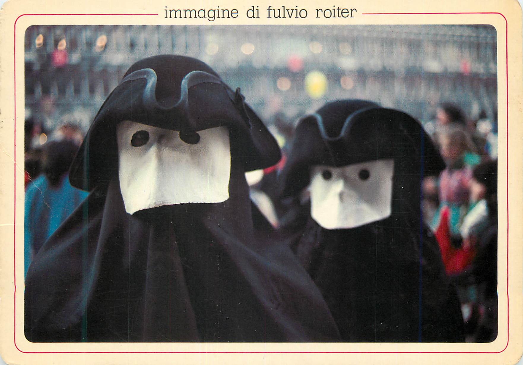 CPM Maschere A Venezia De Carnevale Immagine Di Fulvio Roiter