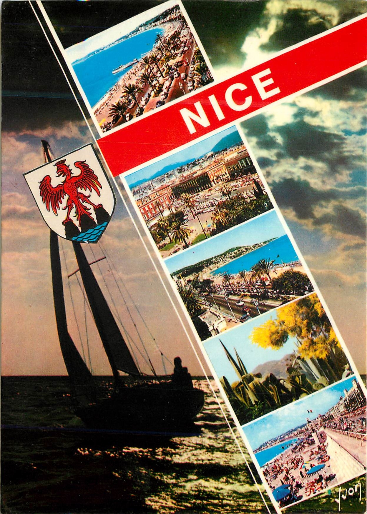 CPM la Cote d'Azur Miracle de la Nature Nice (Alpes Maritimes) la Promenade des Anglais Couleurs et Lumiere de France