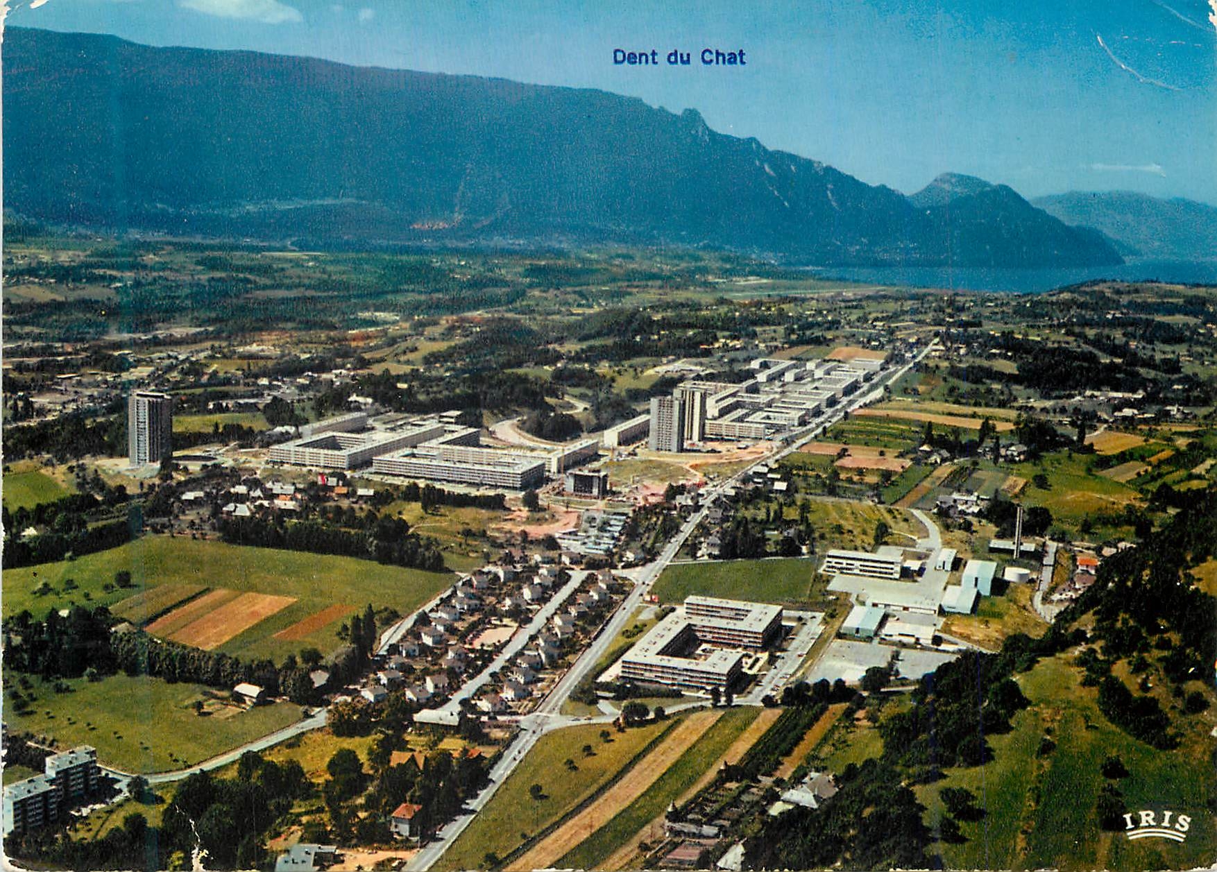CPM Chambery (Savoie) vue Aerienne Panorama sur le Lac du Bourget et la Dent du Chat