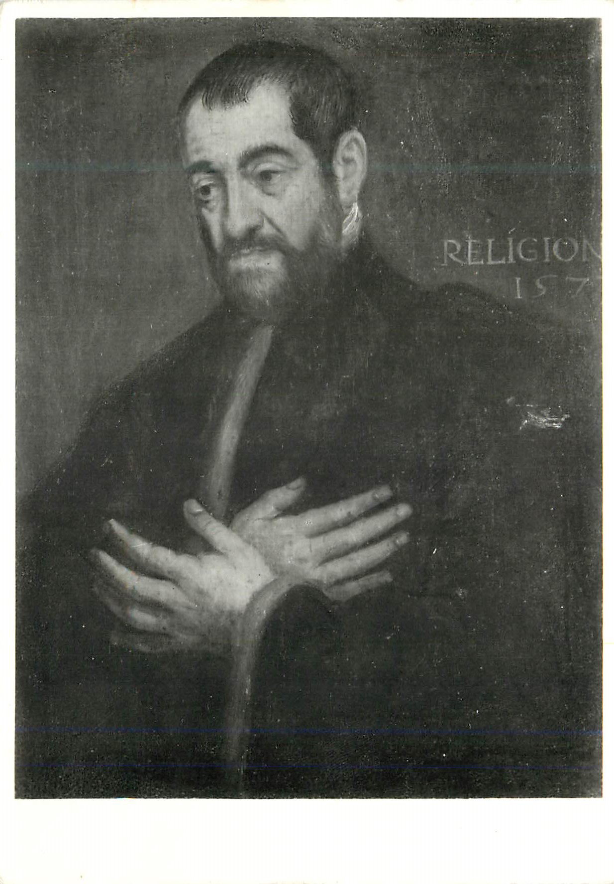 CPM Venezia Scuola Grande di San Rocco Tintoretto Autoritratto