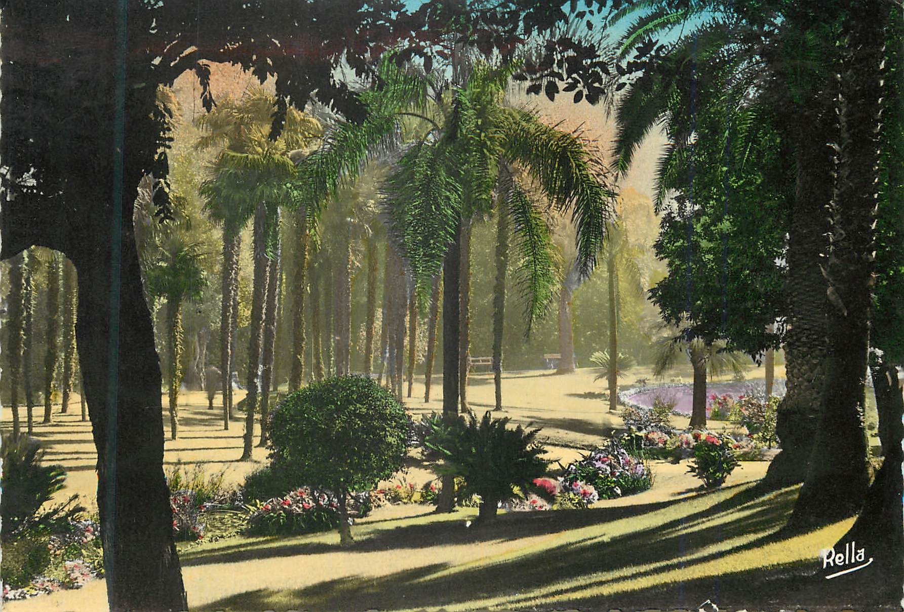 CPM Monte Carlo la Cote d'Azur Contre Jour sur les Jardins