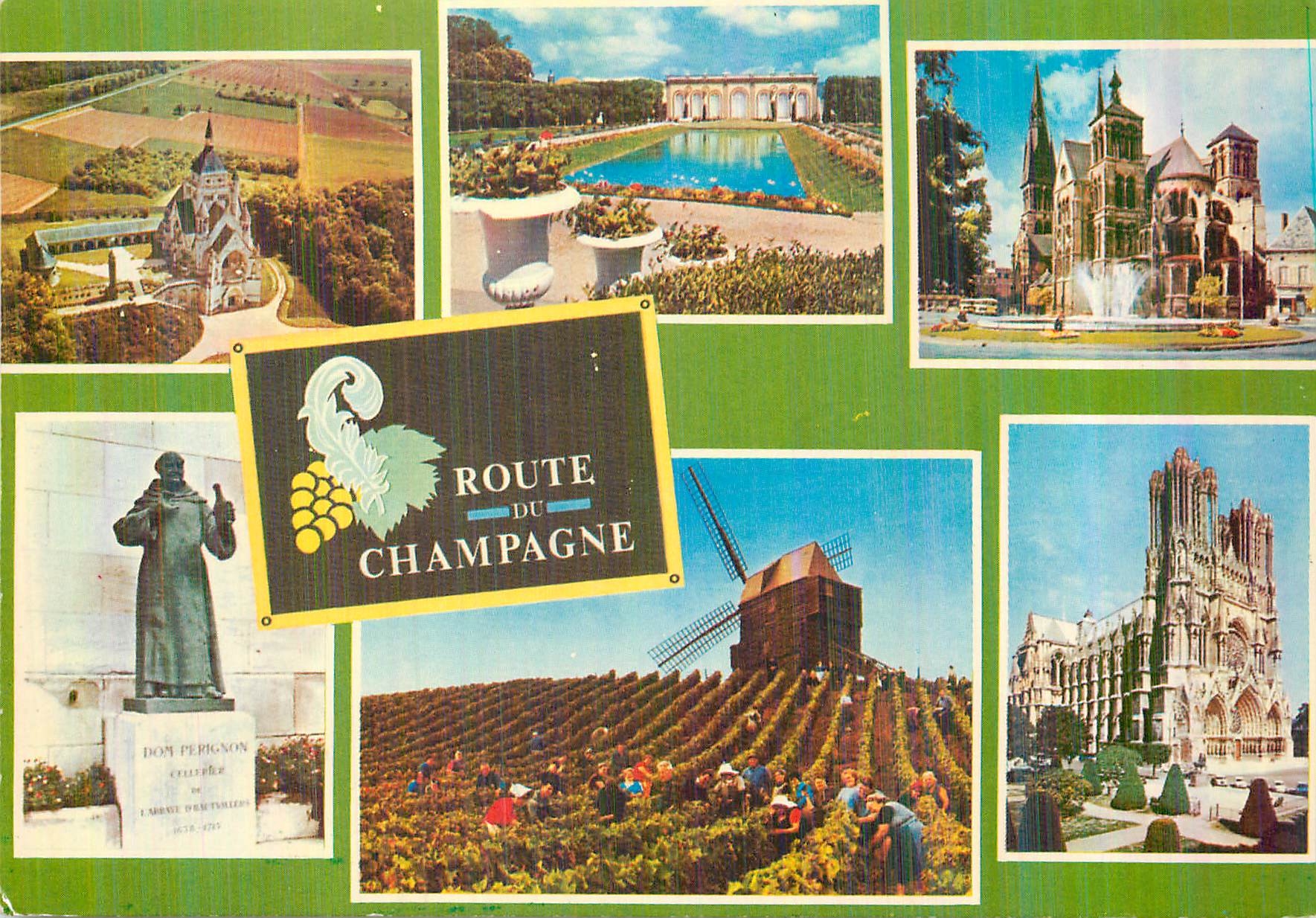 CPM la Route du Champagne Dormans Epernay