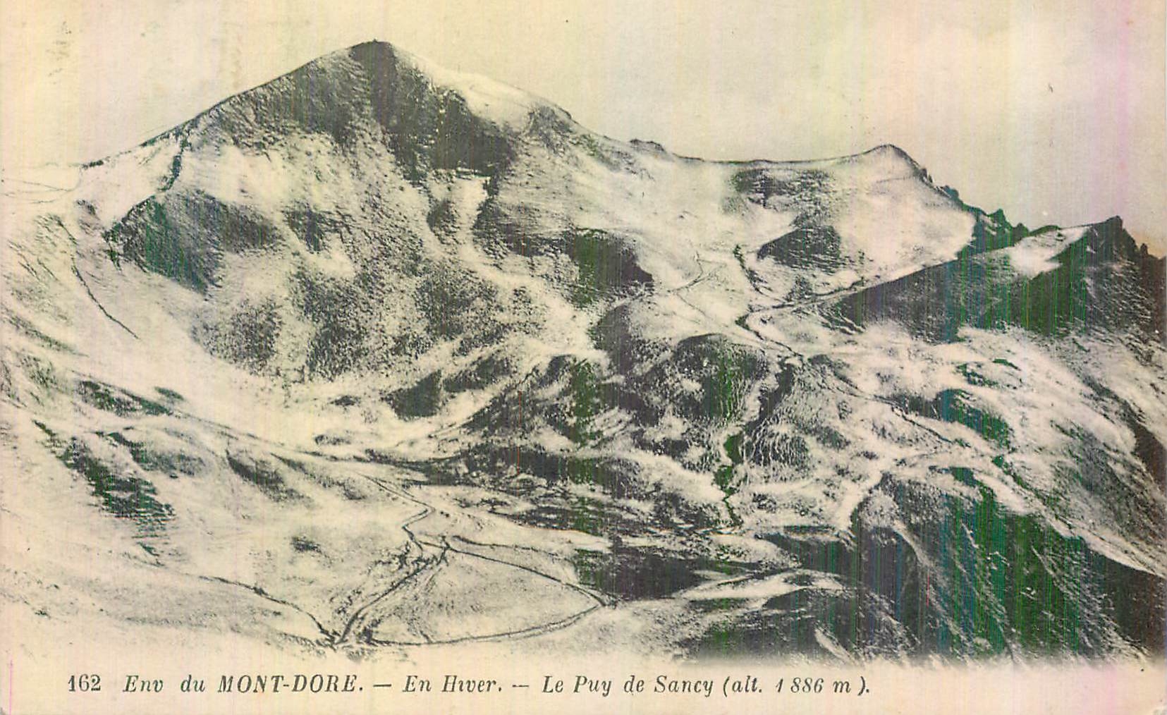 CPA Env de Mont Dore en Hiver le Puy de Sancy