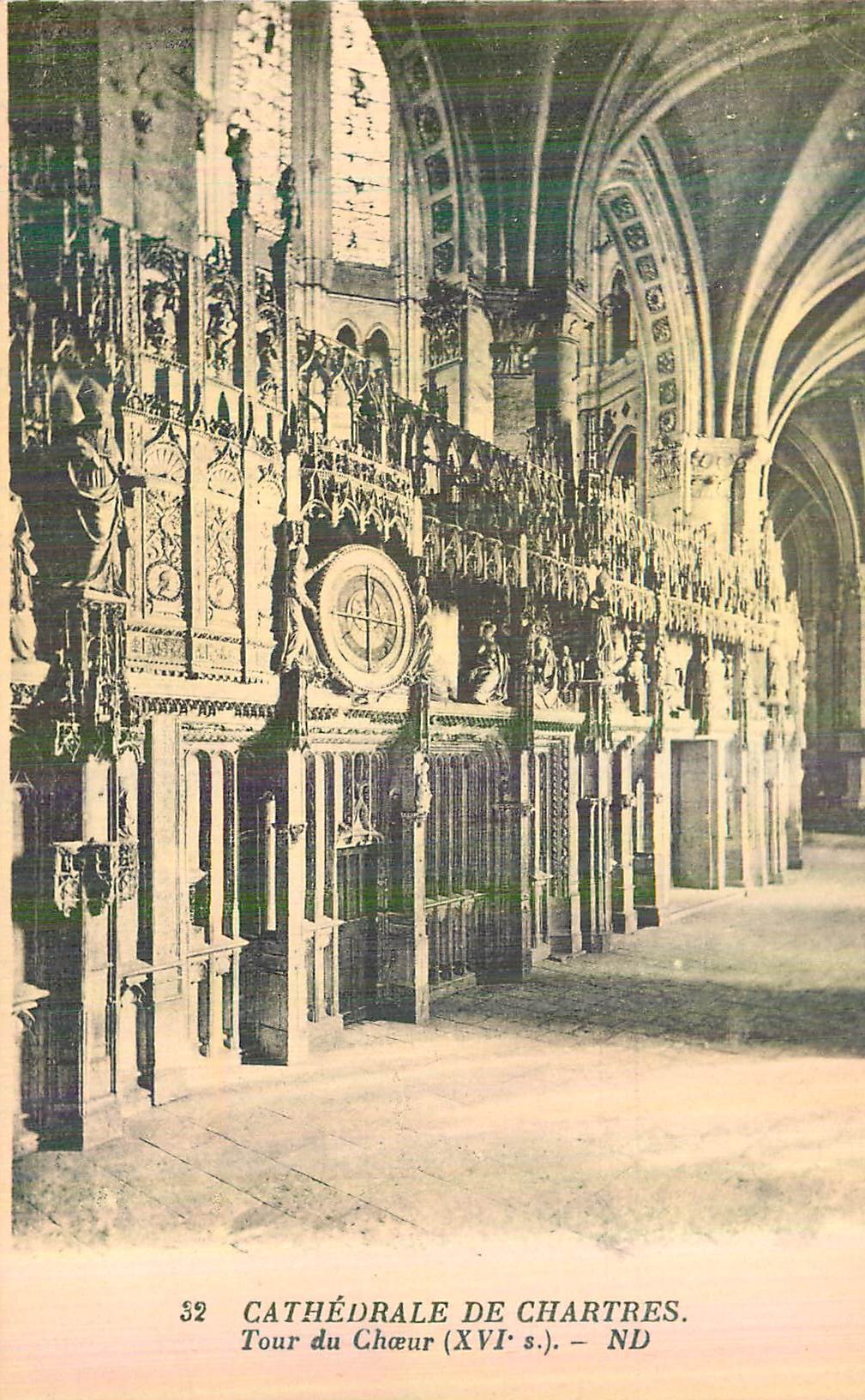 CPA Cathedrale de Chartres Tour du Choeur  (XVIe S)