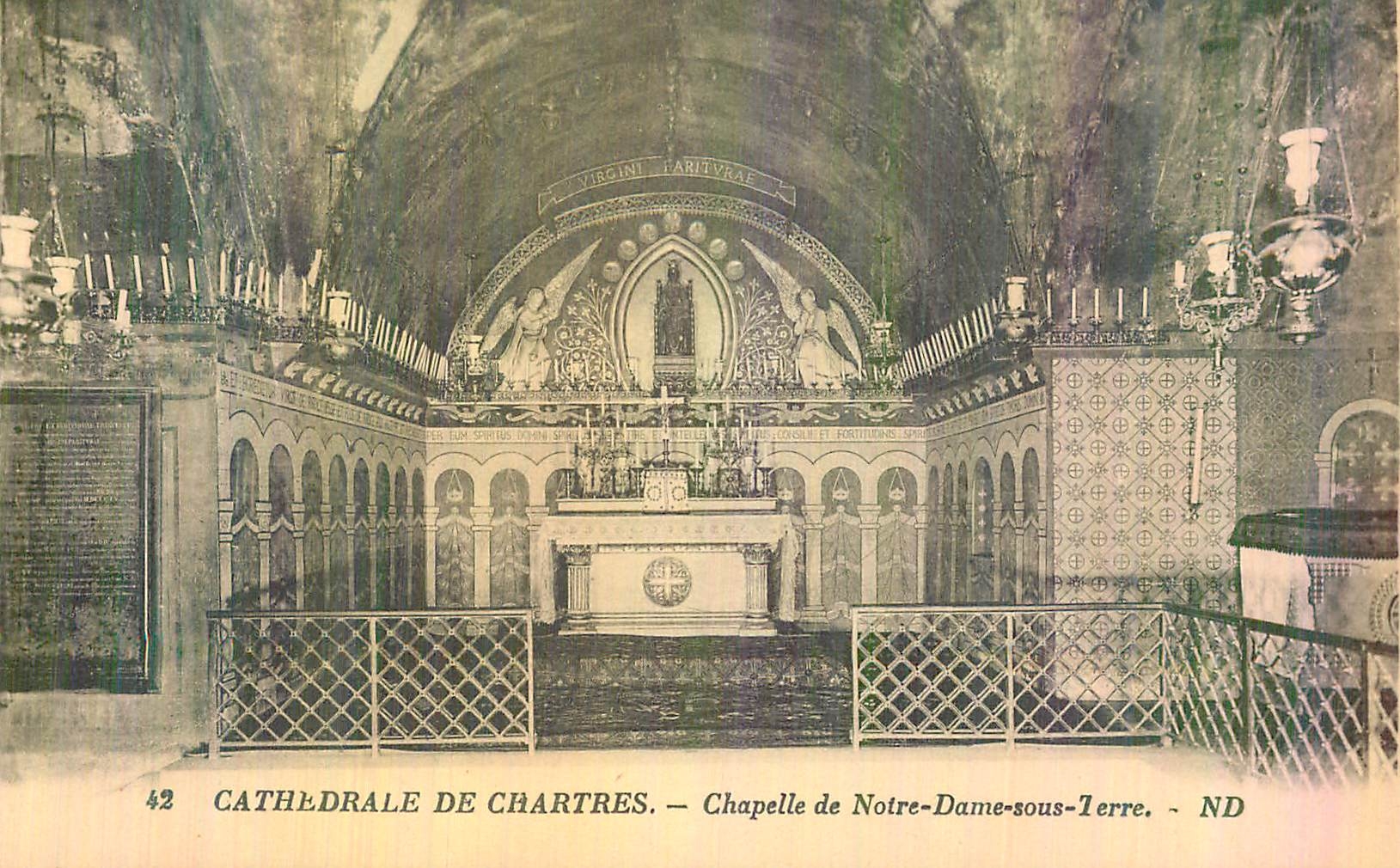 Cathédrale de Chartres — Chapelle de Notre-Dame-sous-Terre — ND