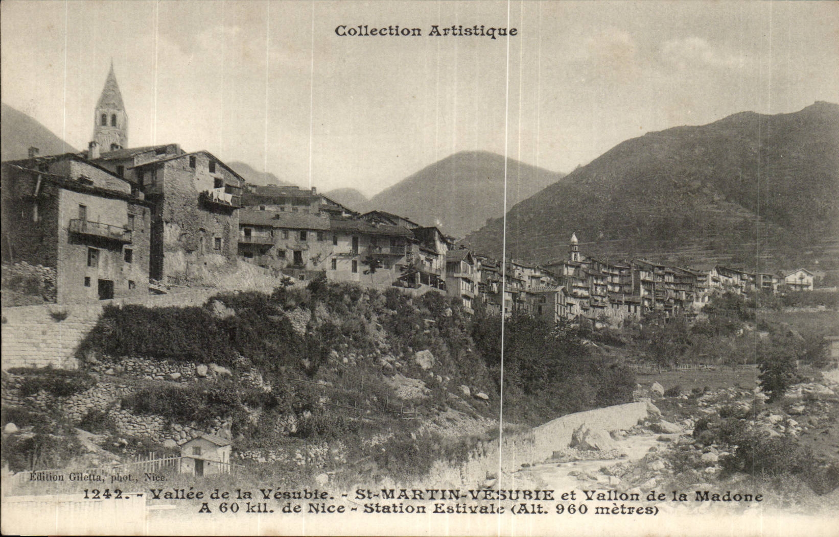 Saint Martin Vesubie et Vallon de la Madone - Vallee - A 60 kil de Nice - Station Estivale Alt 960 metres - CPA 