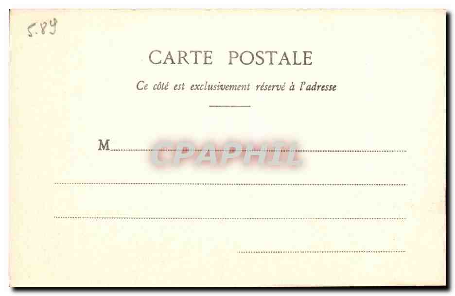 Monaco - Monte-Carlo - Vue Generale prise de l'Observatoire - CPA  — Rückseite