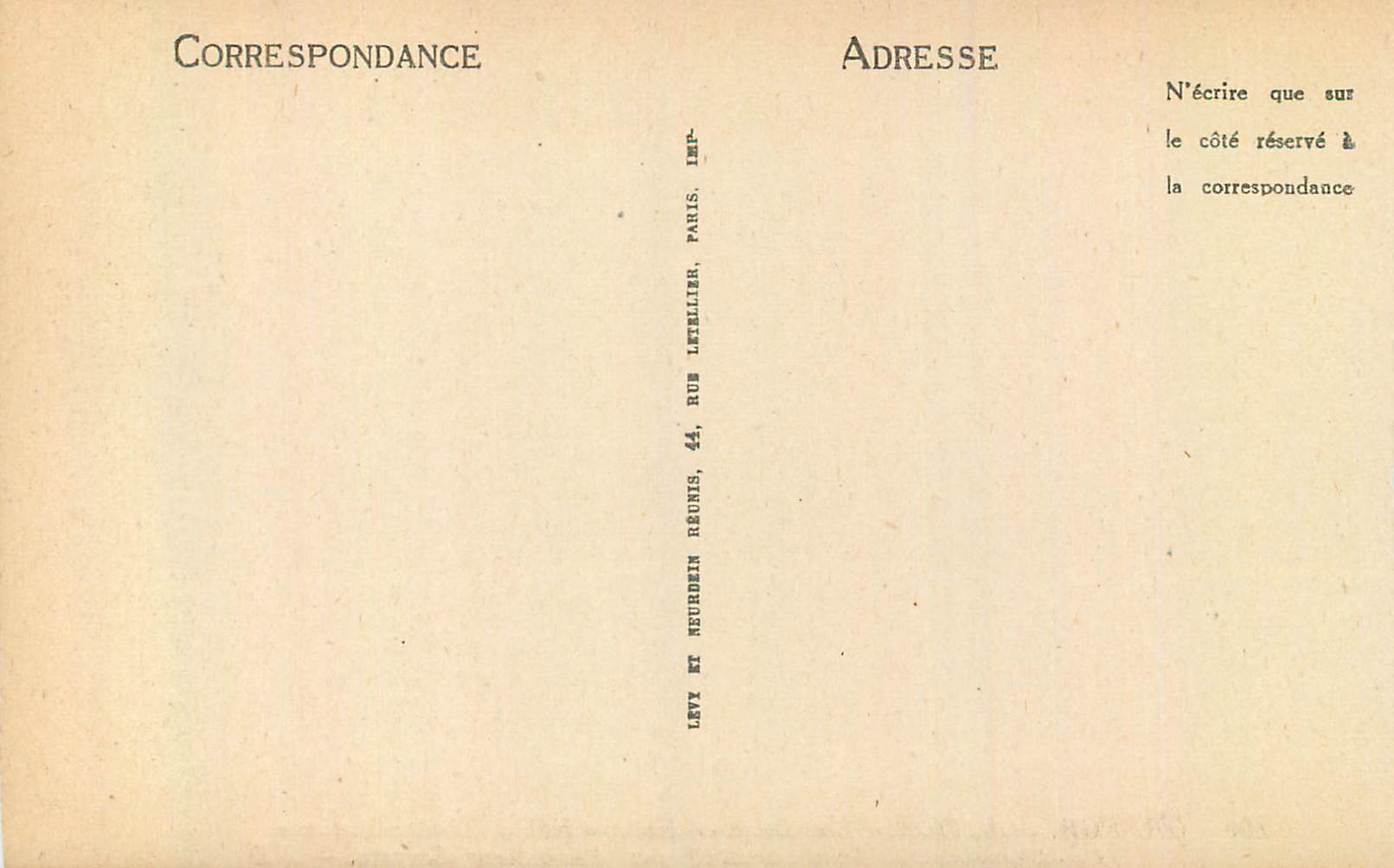 CPA Orange La Scene et les Gradins du Theatre Antique — Rückseite