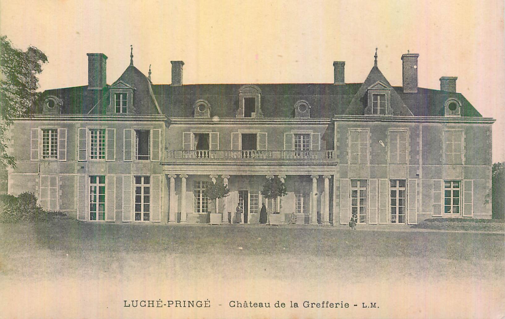 CPA Luche Pringe Chateau de la Grefferie