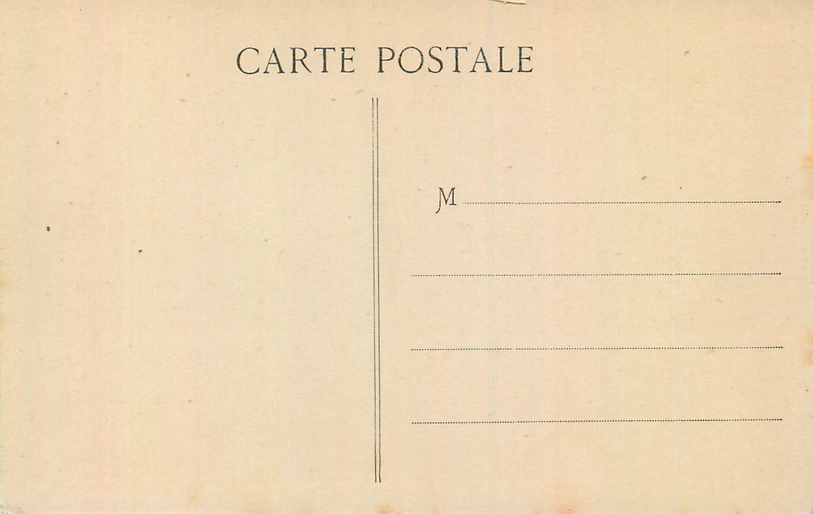CPA Luche Pringe Chateau de la Grefferie — Rückseite
