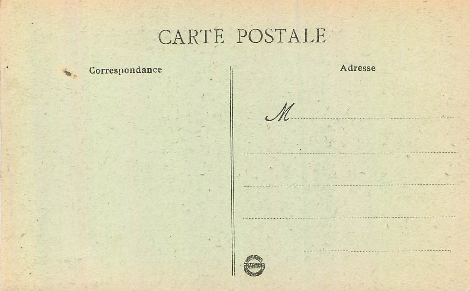 CPA Cherbourg L'Avant Port et la Montagne du Roule Bateau — Rückseite