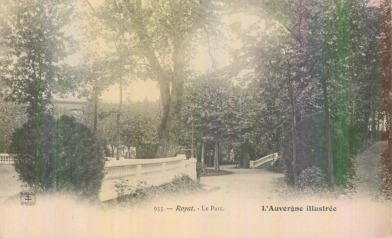 CPA Royat le Parc L'Auvergne Illustree